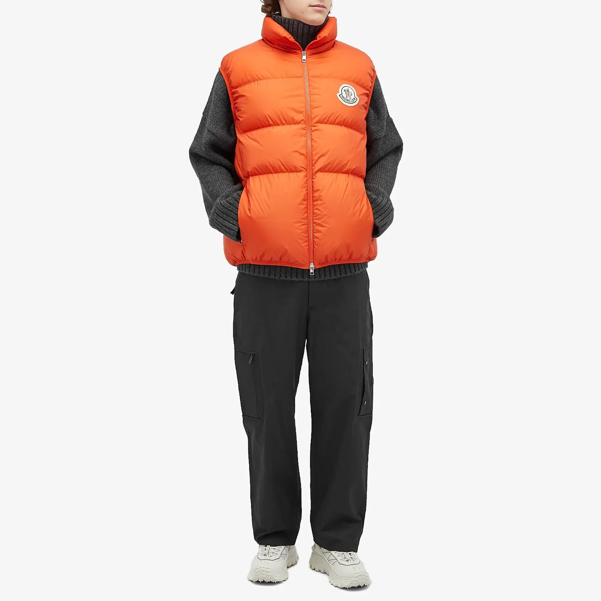 Moncler Men's Almaz Vest Orange