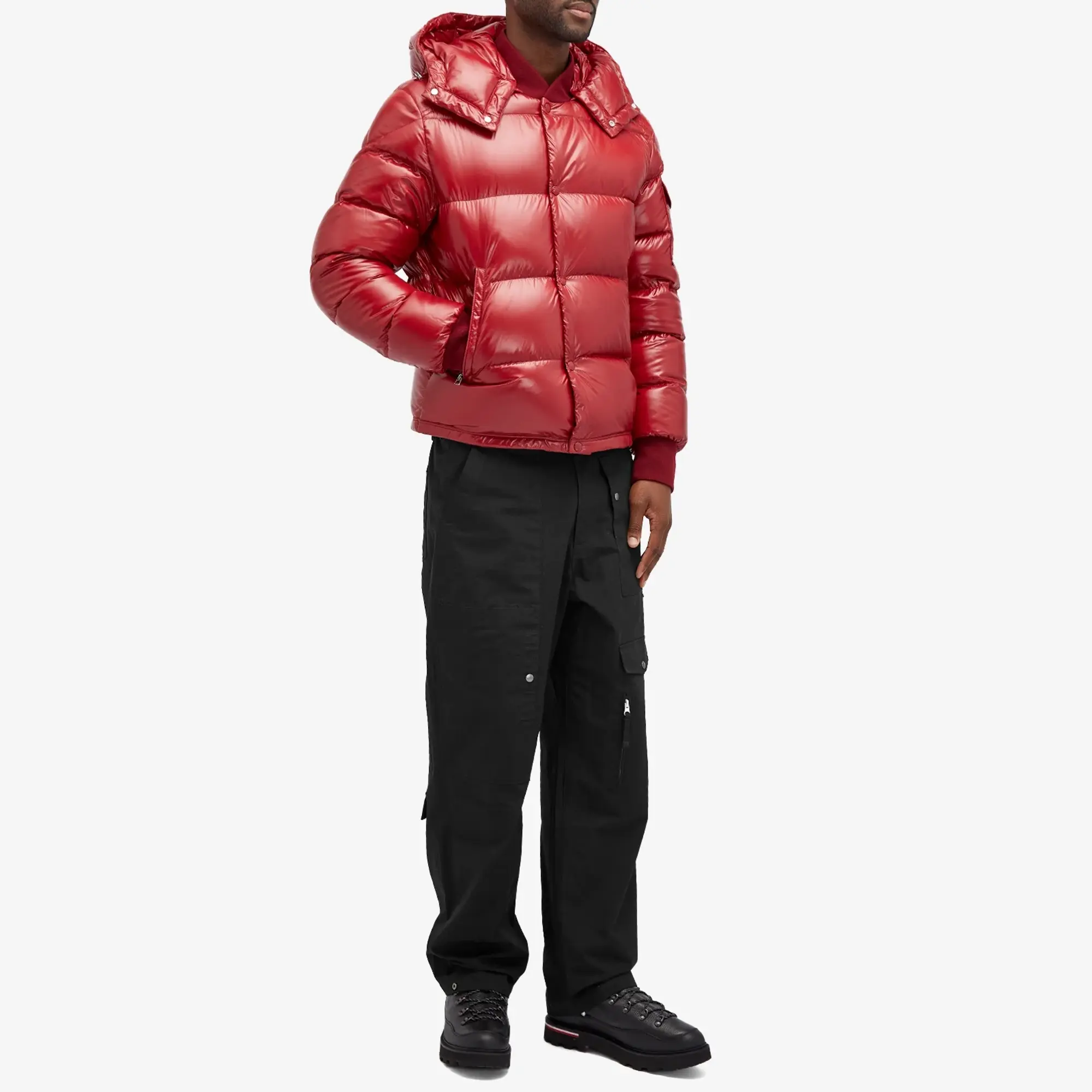 Moncler Men's Maljasset Bomber Red