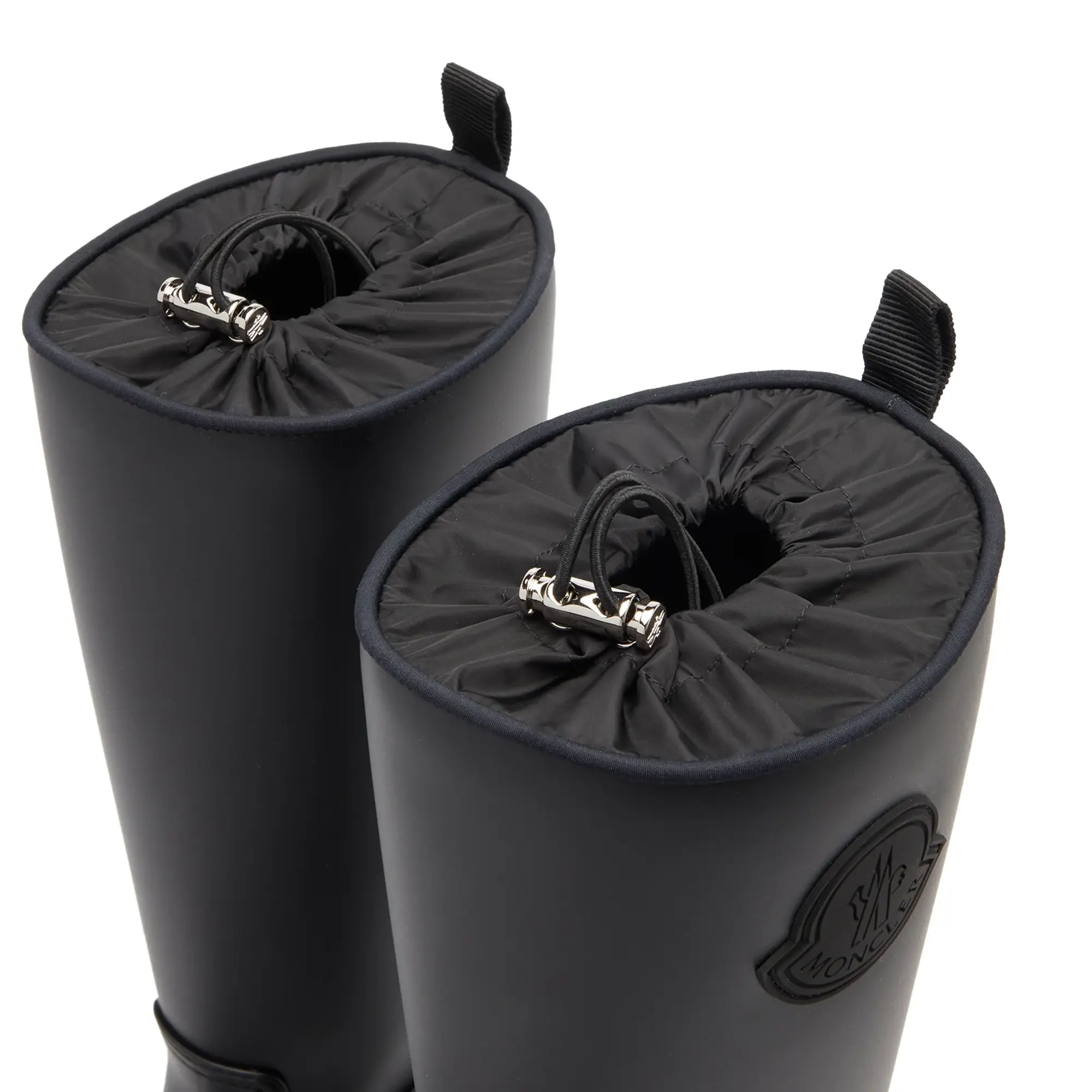 Moncler Women's Kickstream High Rain Boots Black