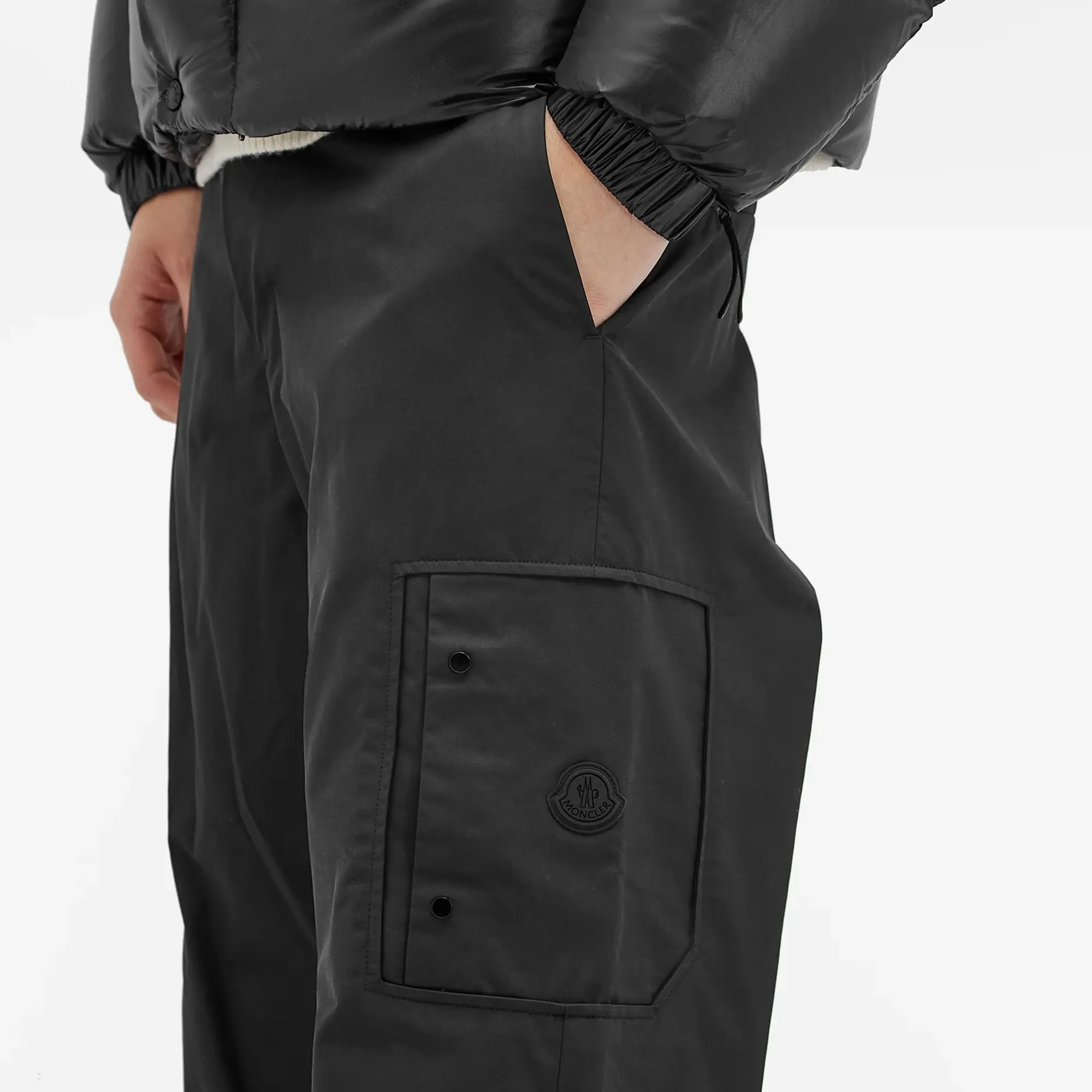 Moncler Men's Technical Cargo Pants Black
