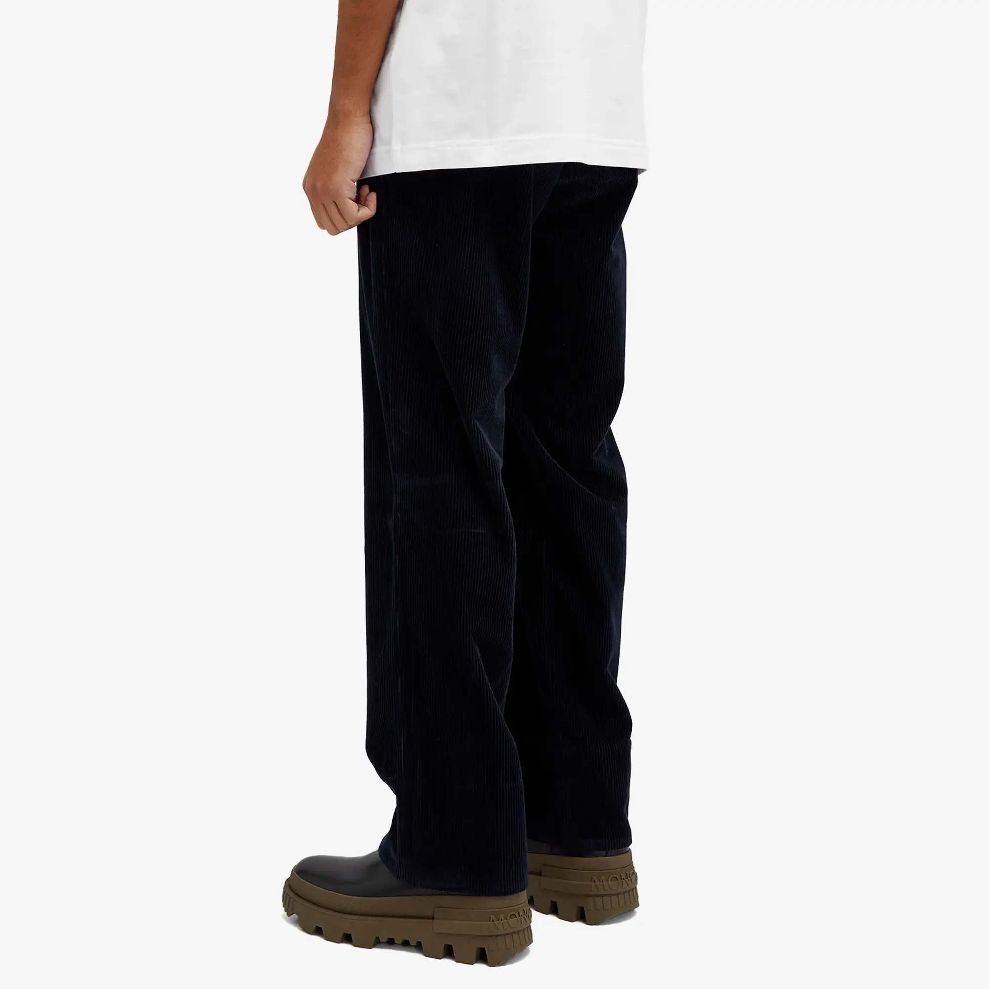 Moncler Men's Cord Drawstring Trousers Navy