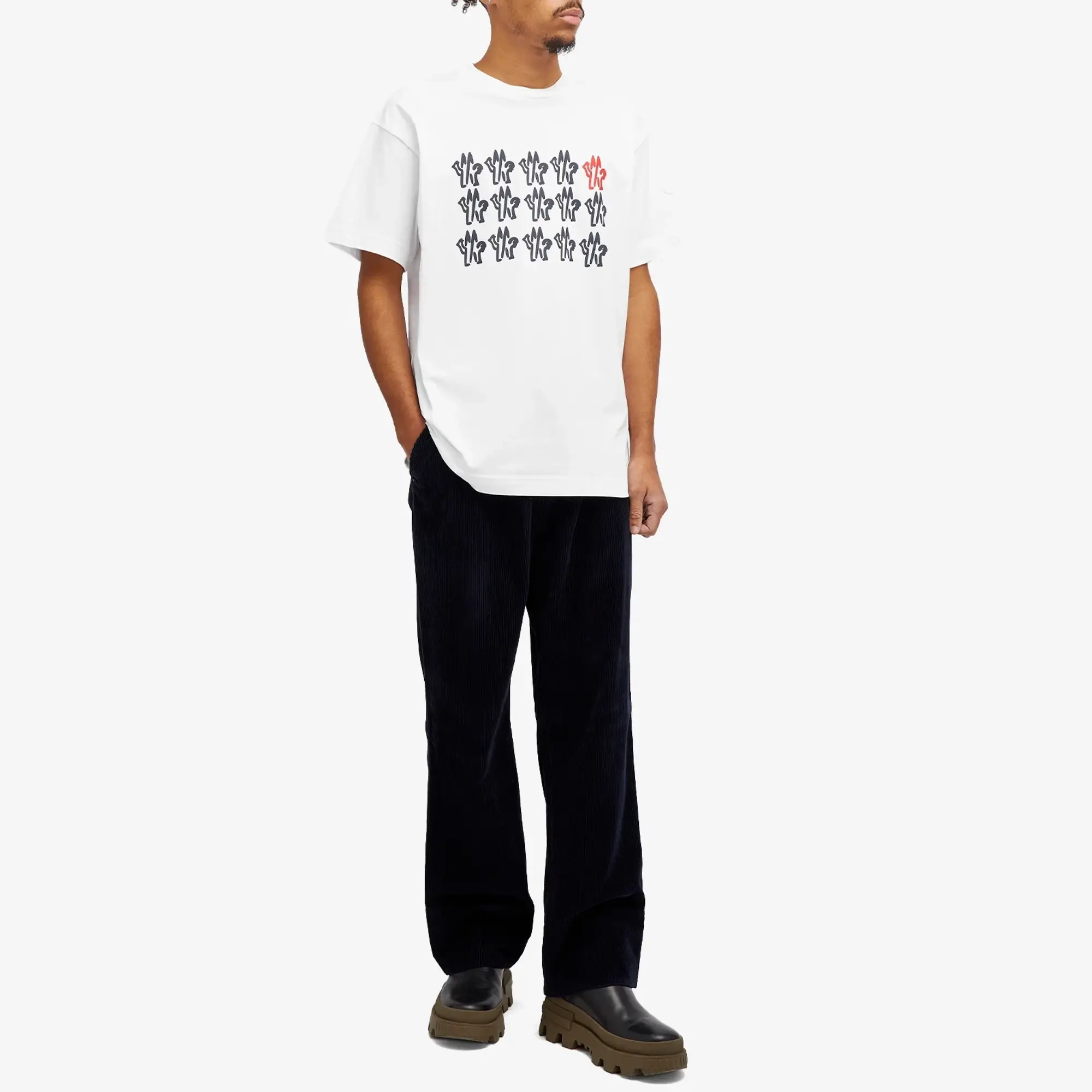 Moncler Men's Cord Drawstring Trousers Navy