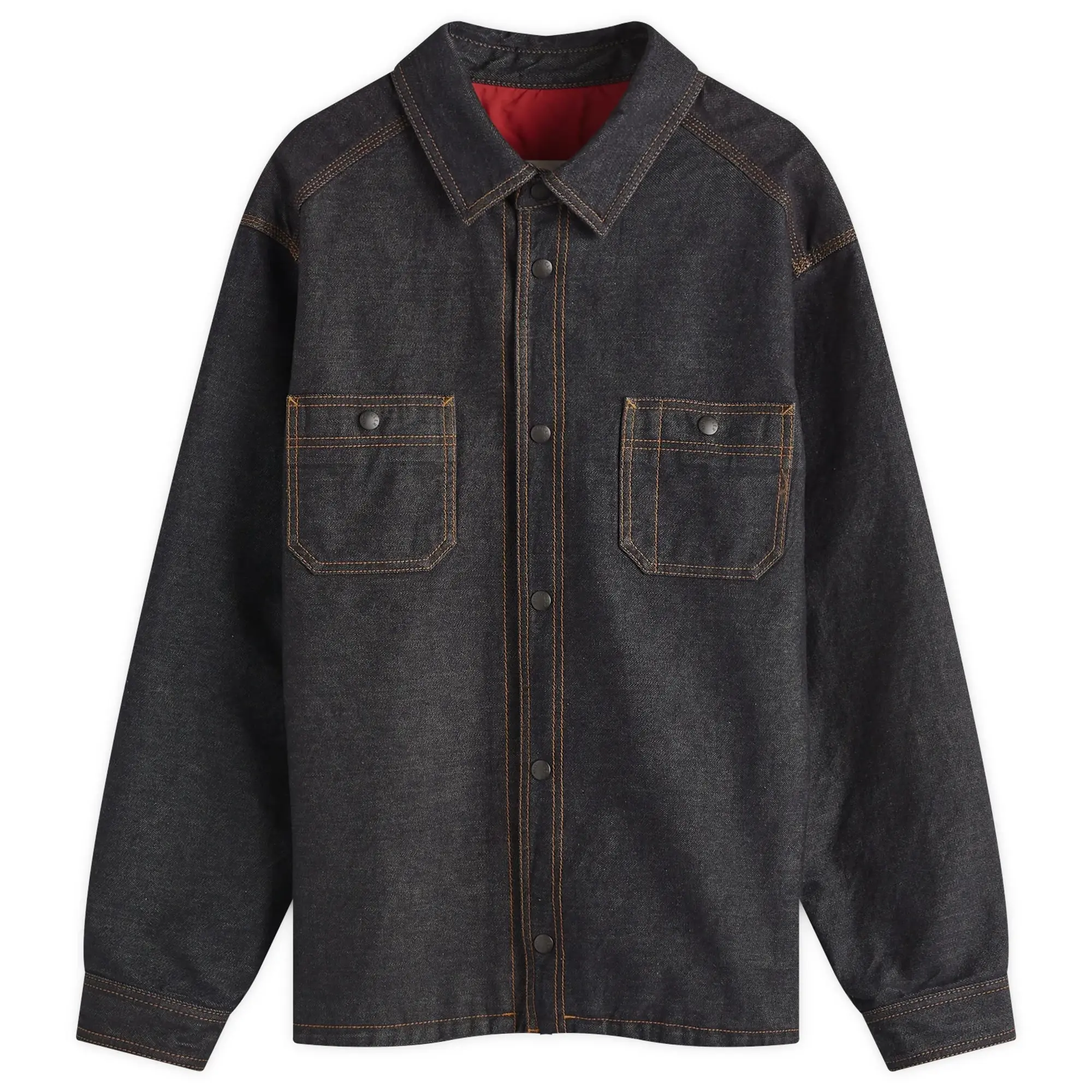 Moncler Men's Shirt Blue Denim
