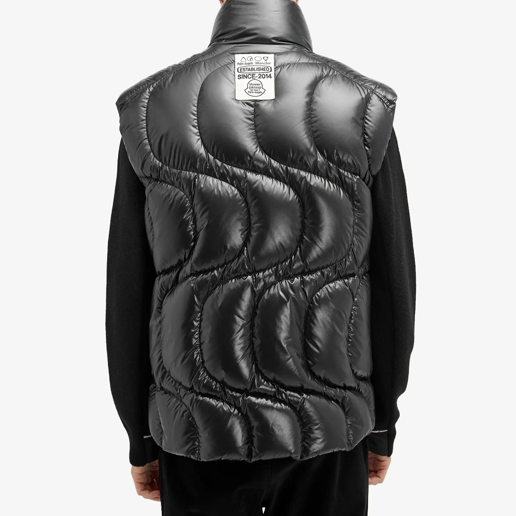 Moncler Men's Genius x Palm Angels Gwenyth Vest Black