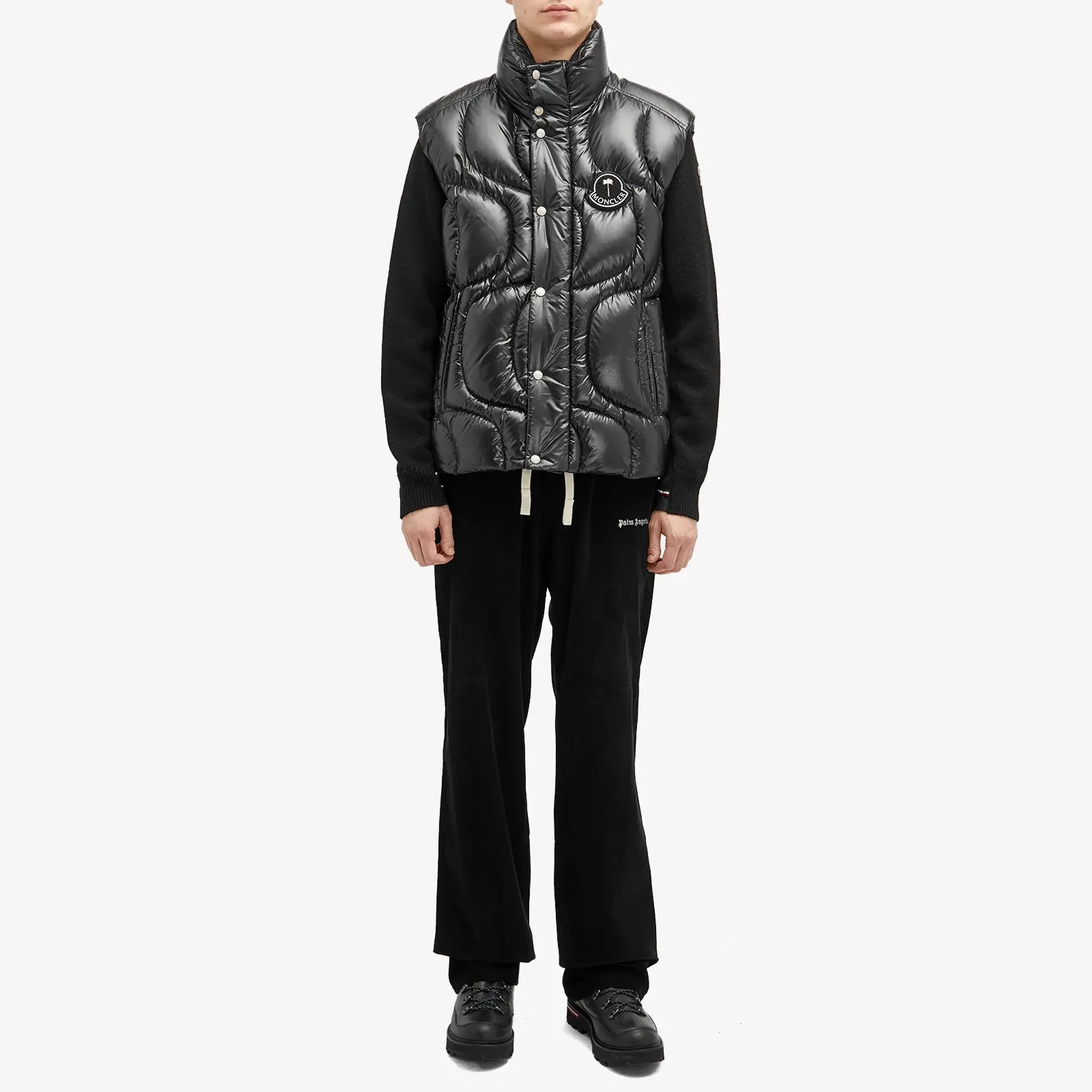 Moncler Men's Genius x Palm Angels Gwenyth Vest Black