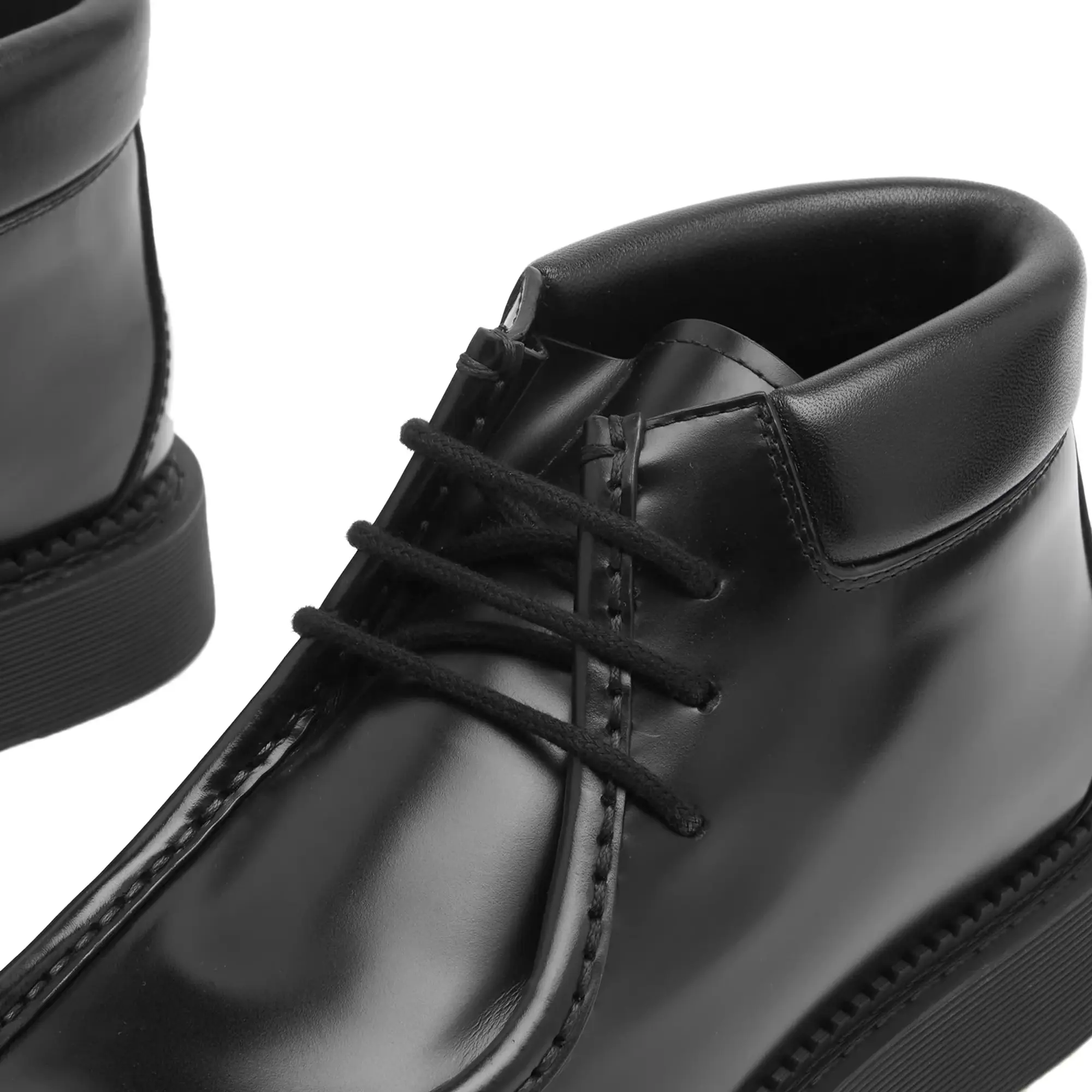 Saint Laurent Men's Arno Lace-up Ankle Boot Black