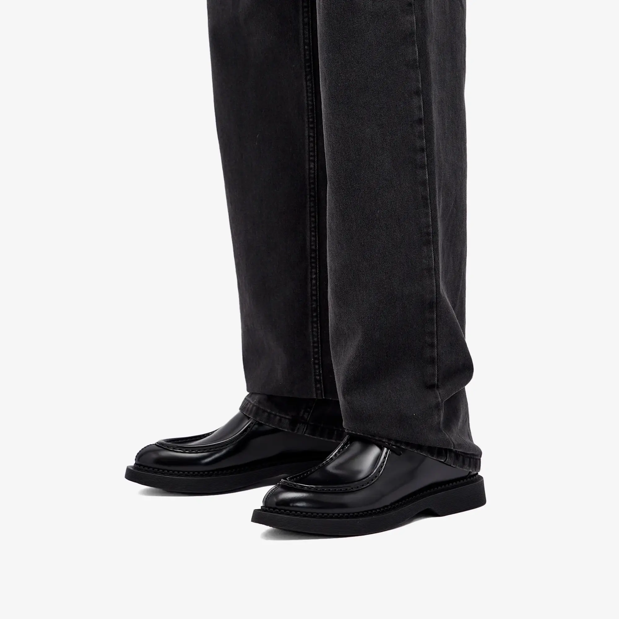Saint Laurent Men's Arno Lace-up Ankle Boot Black