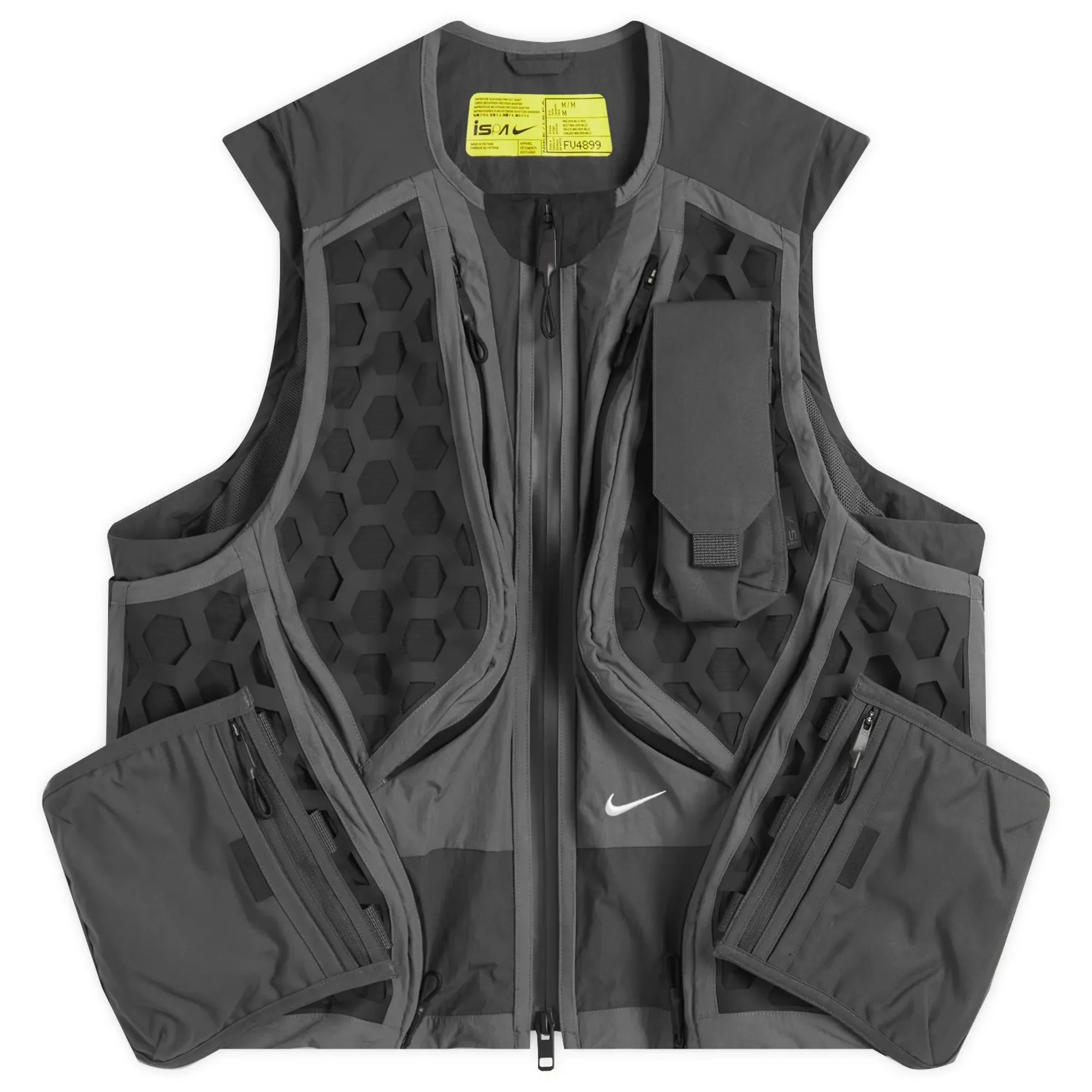 Nike Men's ISPA Modular Pocket Vest Anthracite/Dark Grey/Black