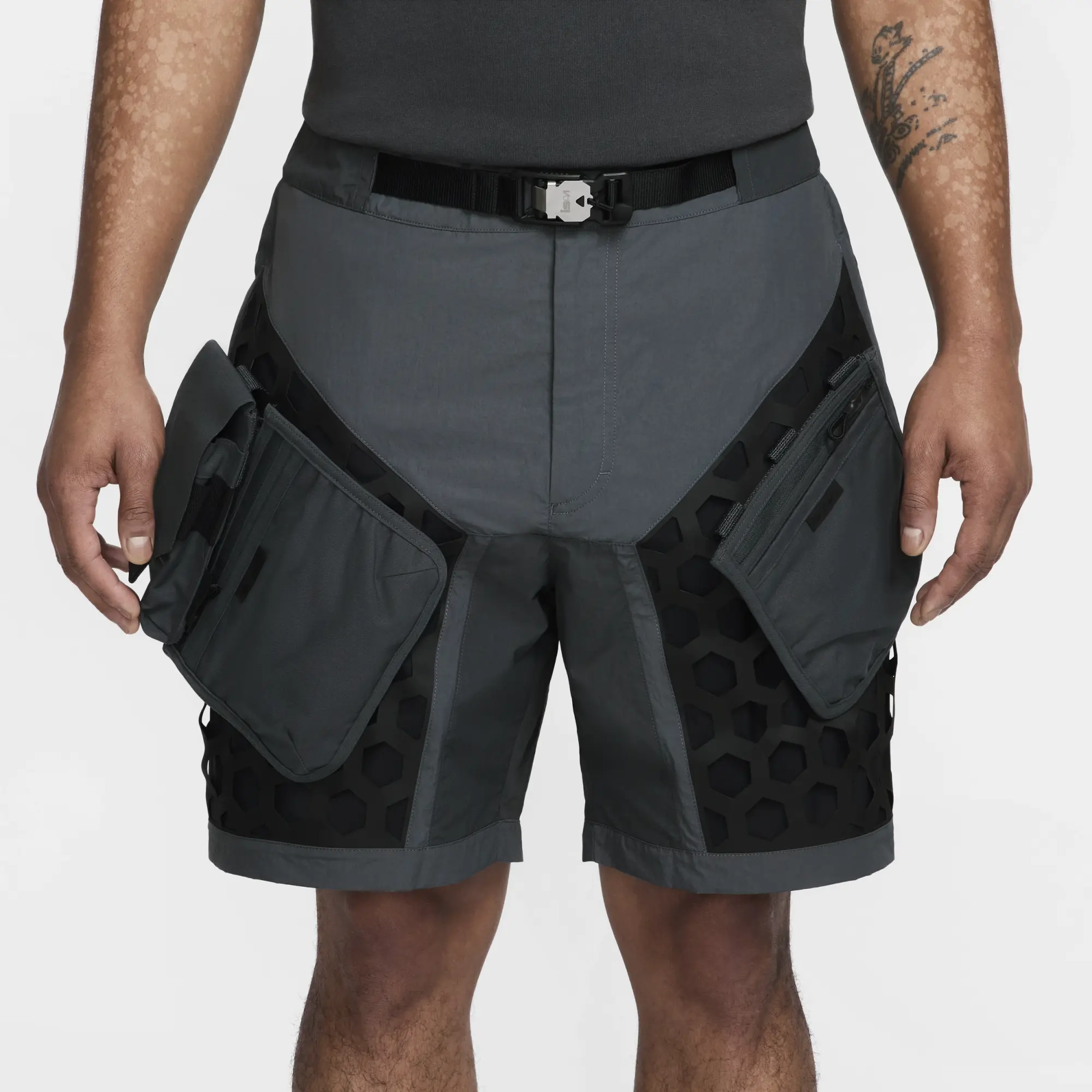 Nike ISPA Shorts - Grey - Nylon/Cotton