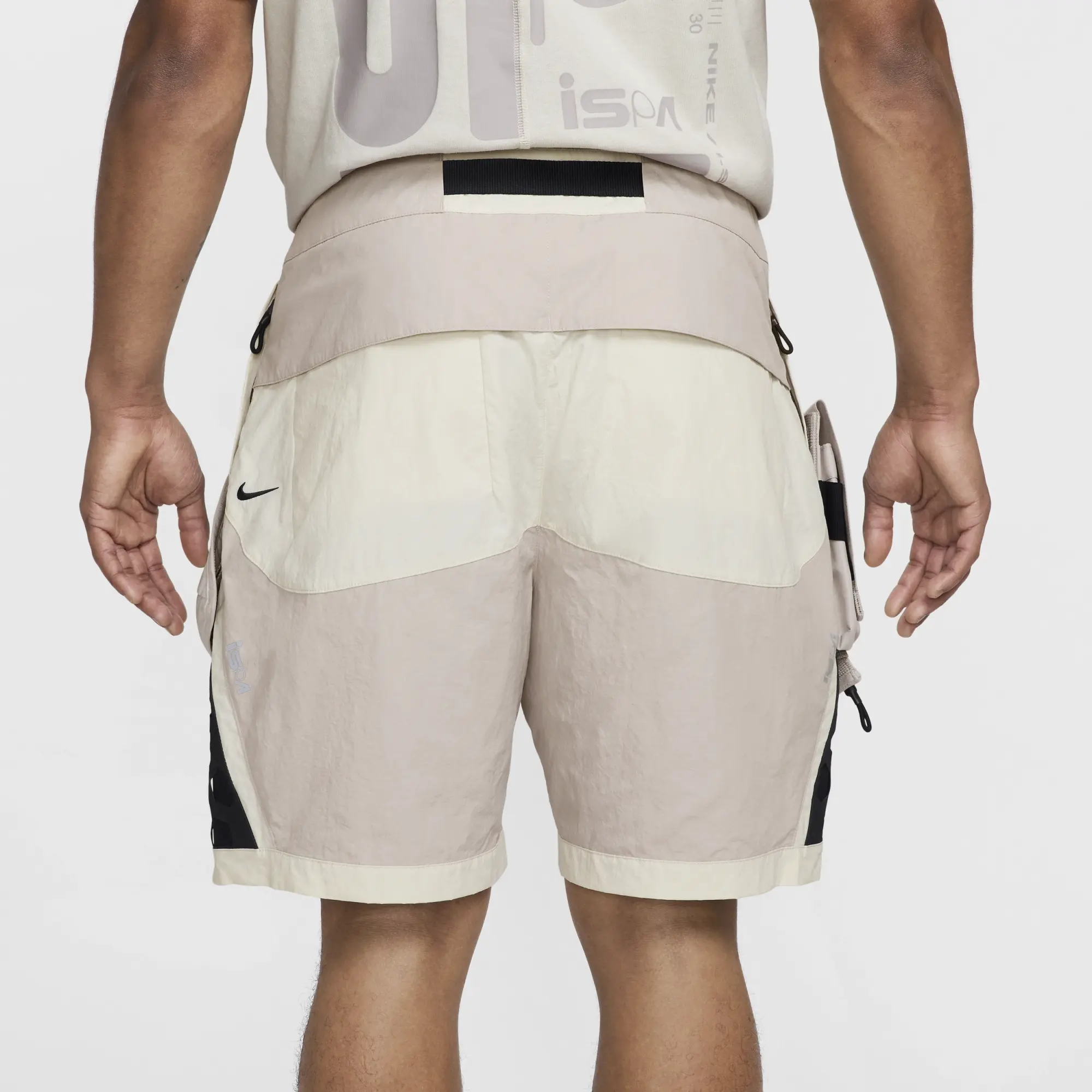 Nike ISPA Shorts - Grey - Nylon/Cotton
