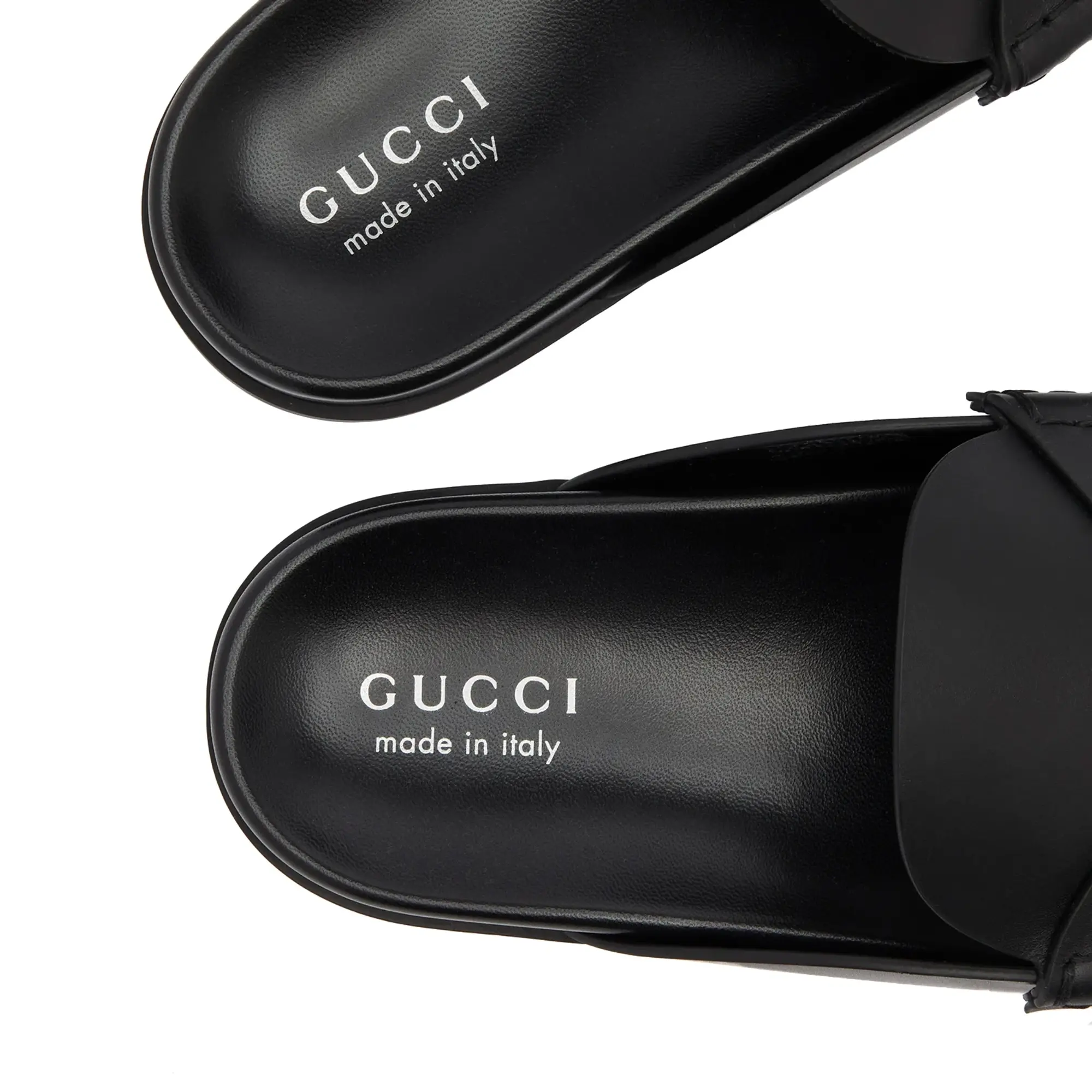 Gucci Men's Rhein Horse Bit Mule Black