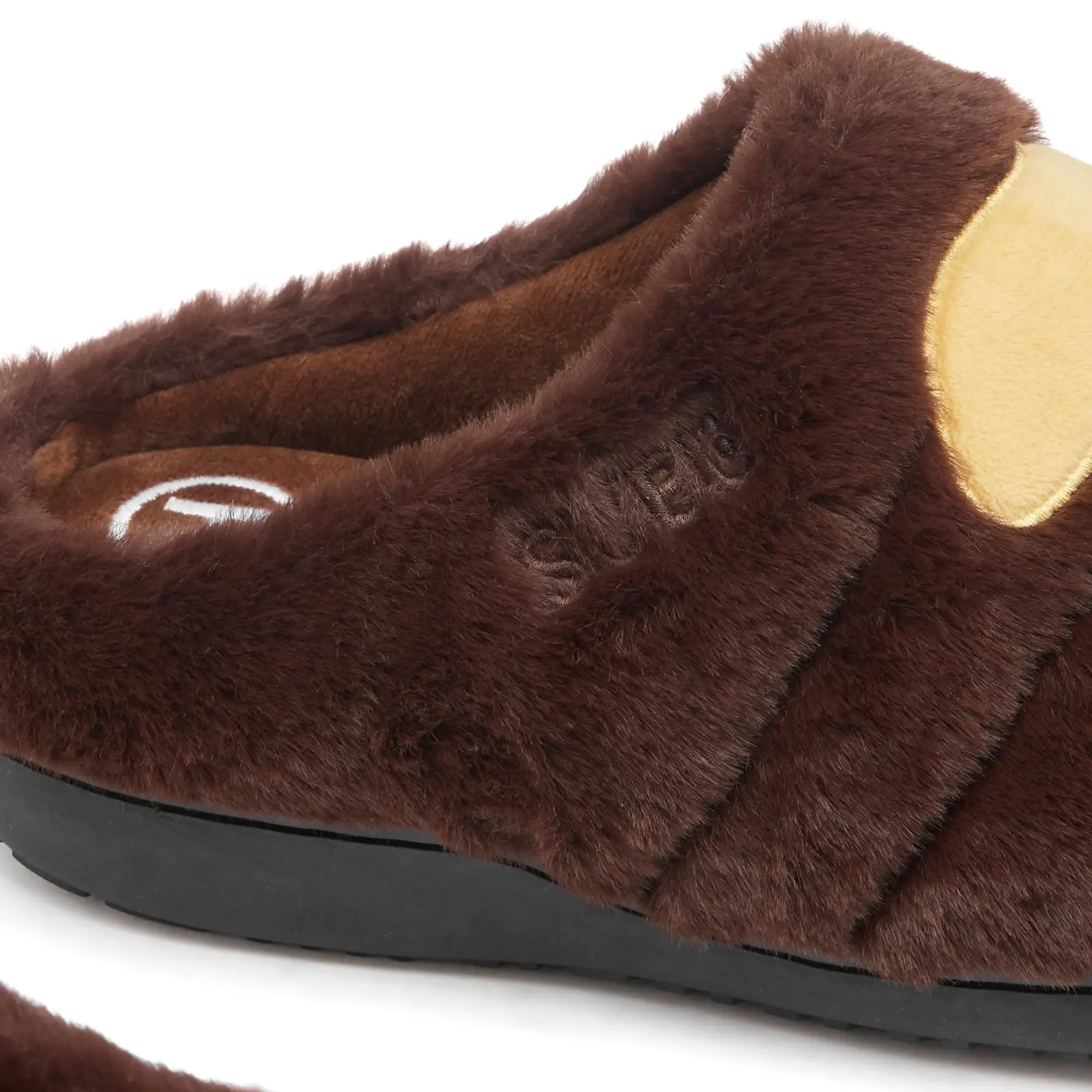 A Bathing Ape Men's x Subu Puffer Sandals Brown