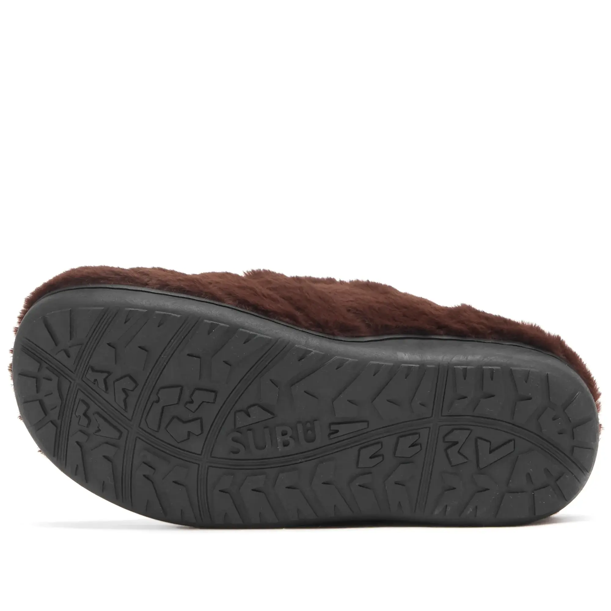 A Bathing Ape Men's x Subu Puffer Sandals Brown