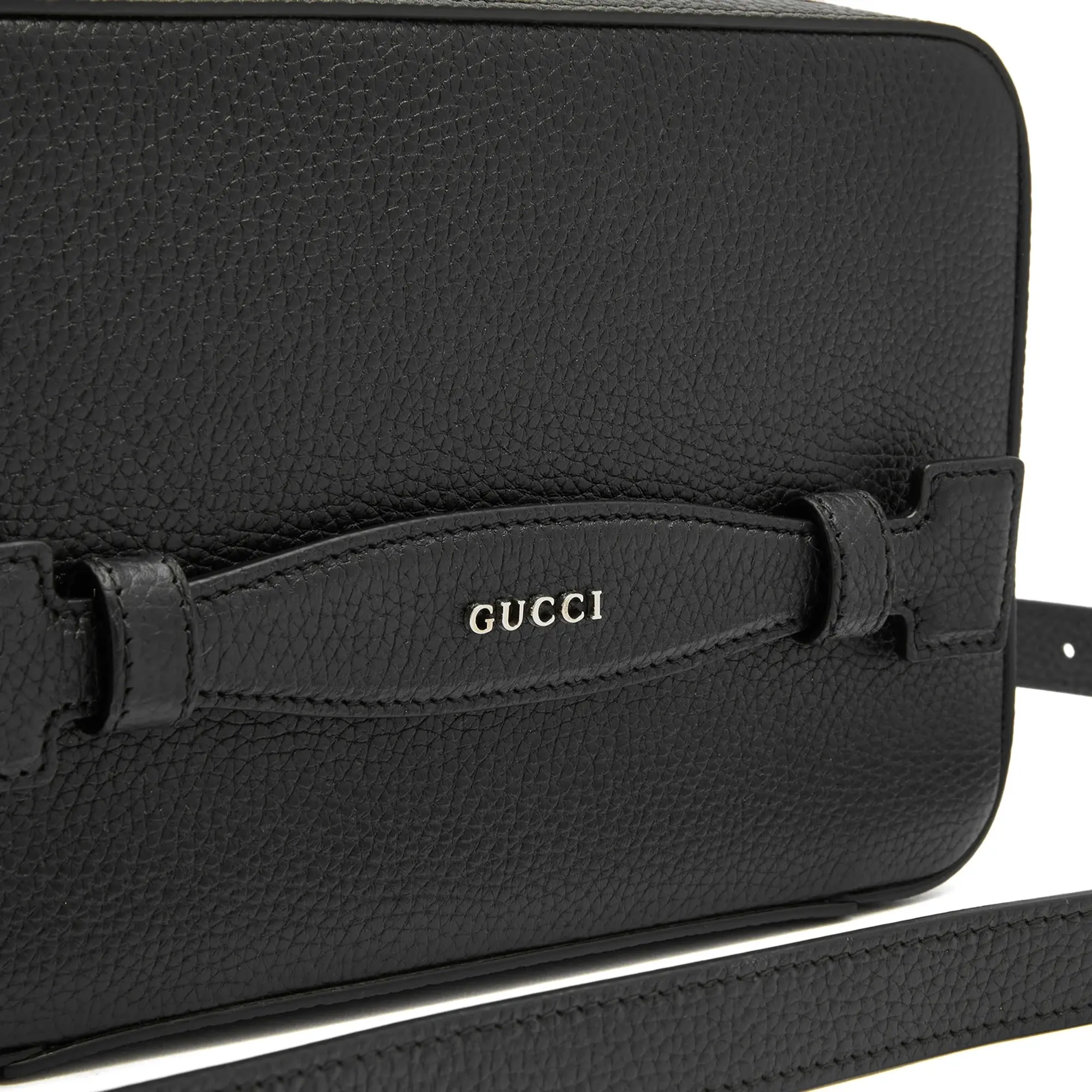 Gucci Men's Logo Camera Bag Black