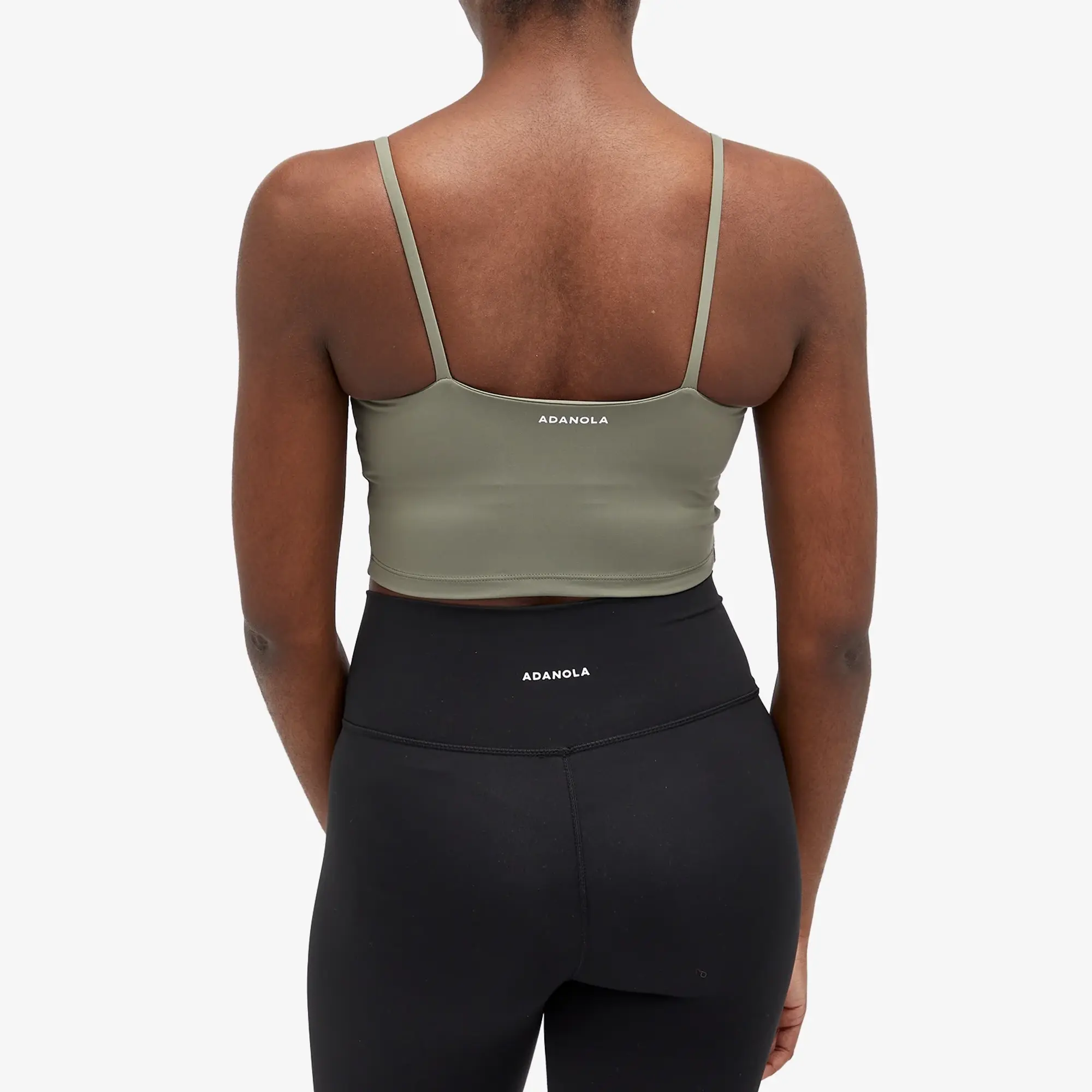 Adanola Women's Ultimate Tank Bra Top Olive Green