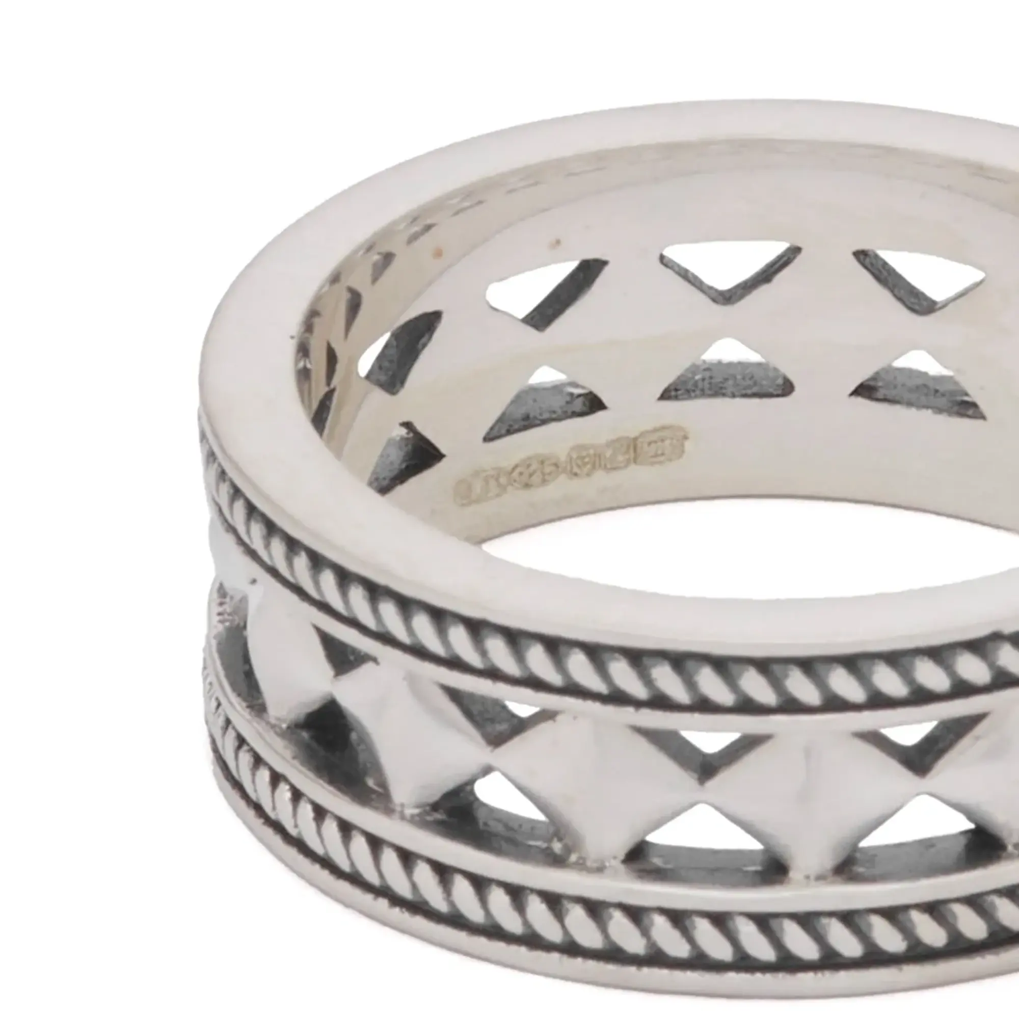 Serge DeNimes Men's Regal Ring Sterling Silver