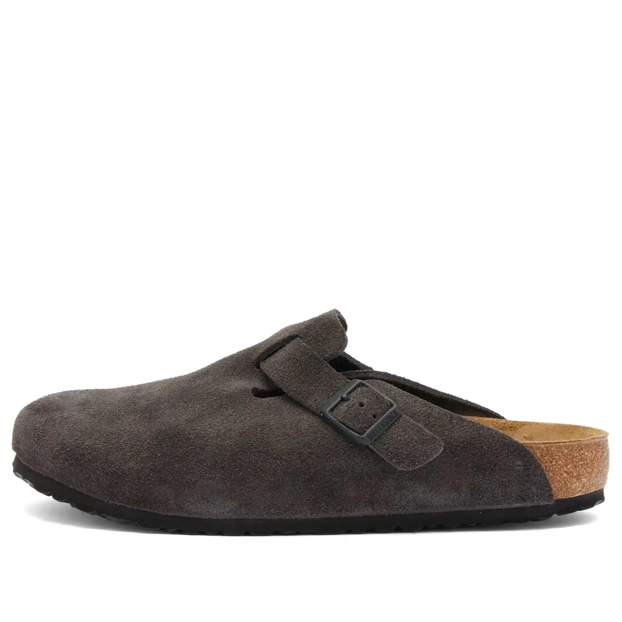 Birkenstock Men's Boston Velvet Grey Suede