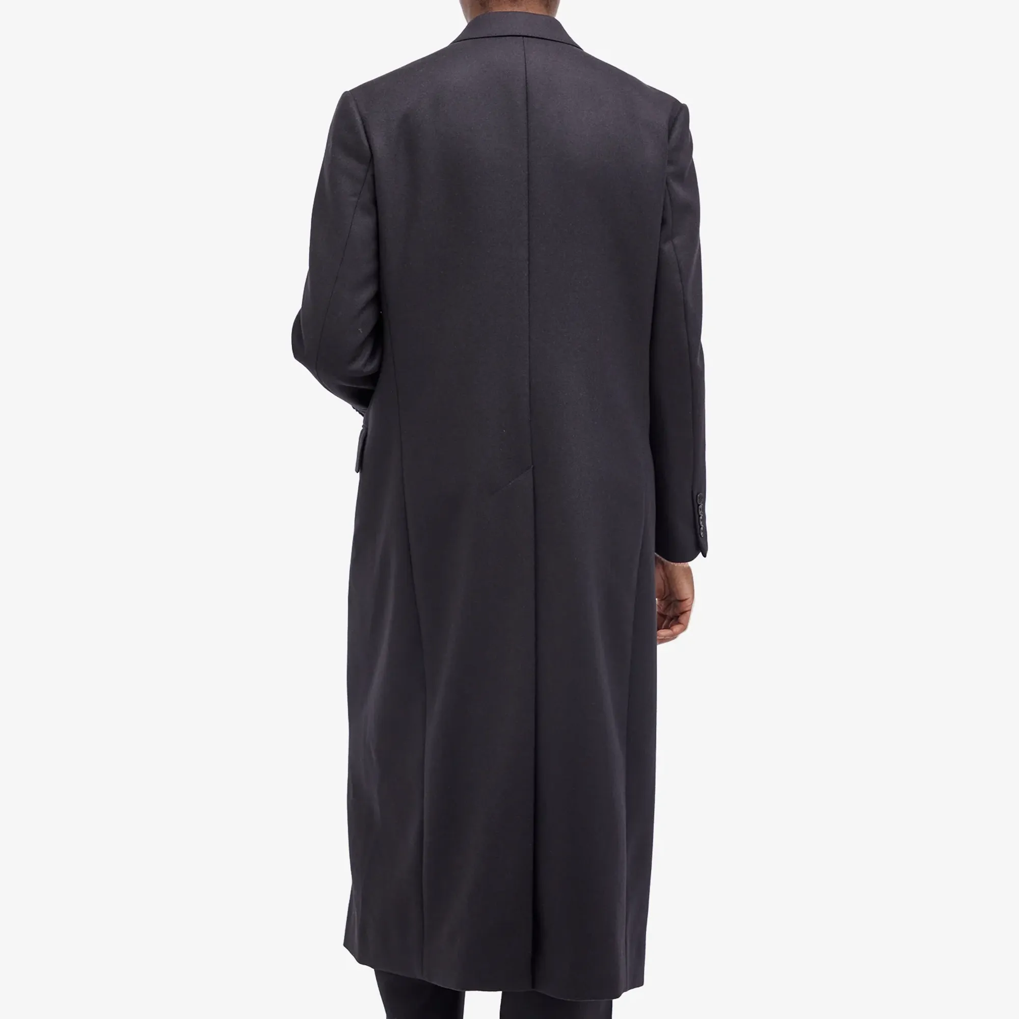 Auralee Women's Light Melton Chesterfield Coat Top Charcoal