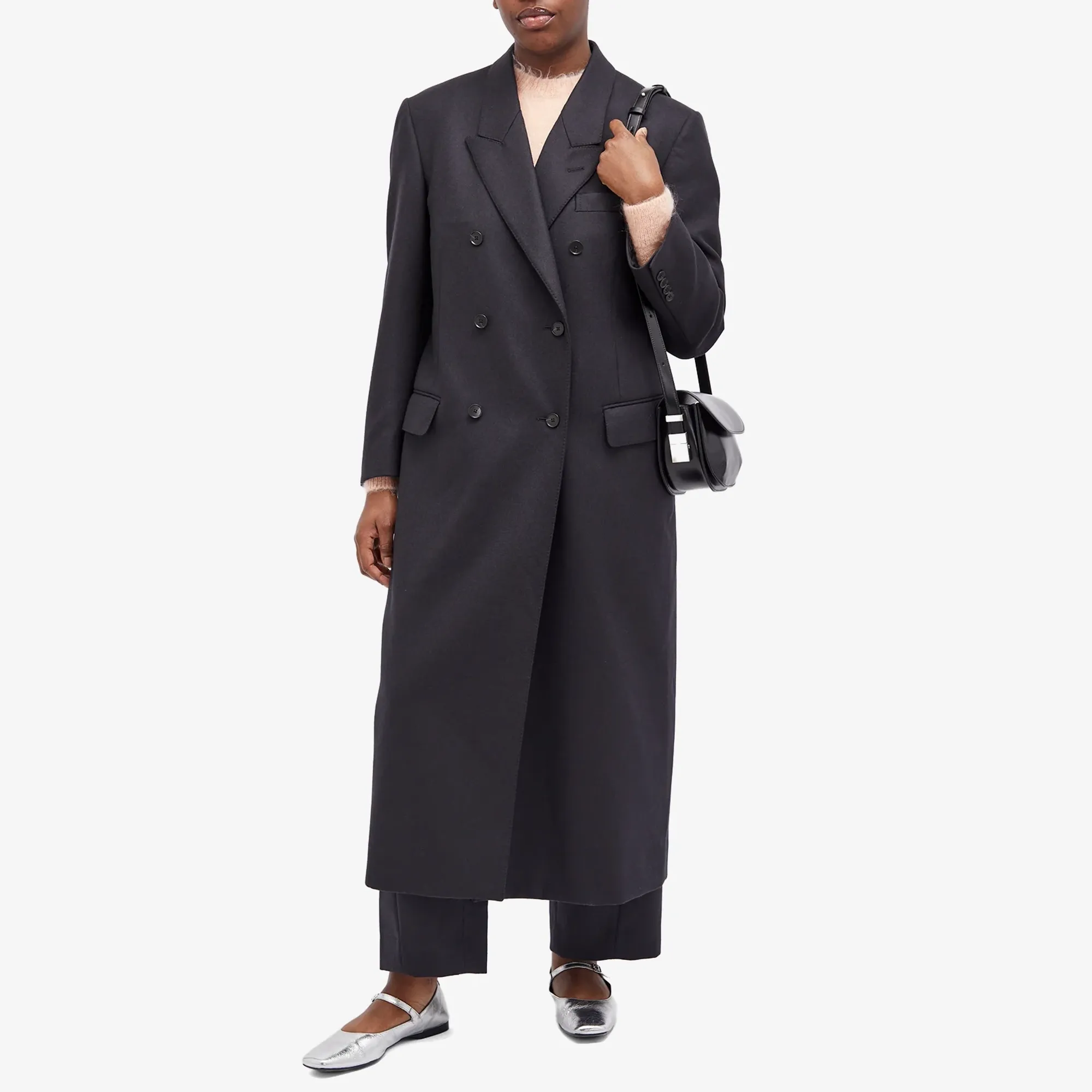 0 AURALEE LIGHT MELTON CHESTERFIELD COAT auralee light melton