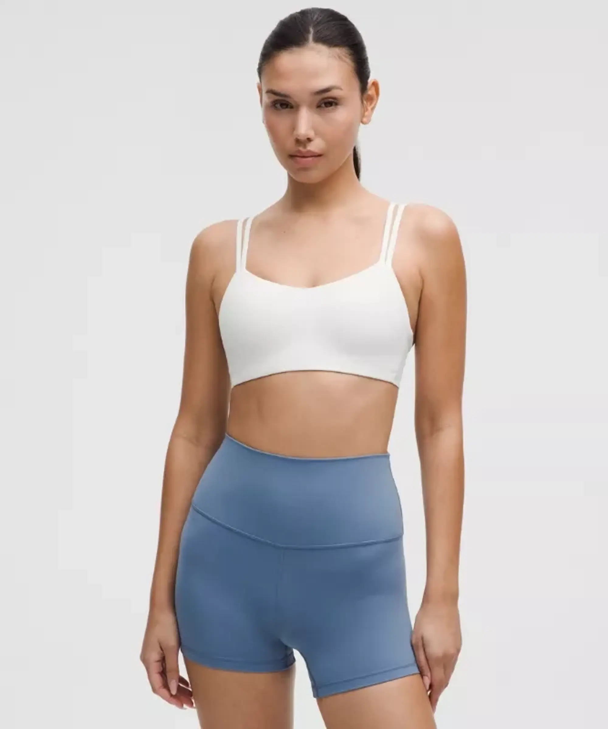 lululemon – Women's Like a Cloud Sports Bra Light Support, B/C Cup – Color White – Size 10