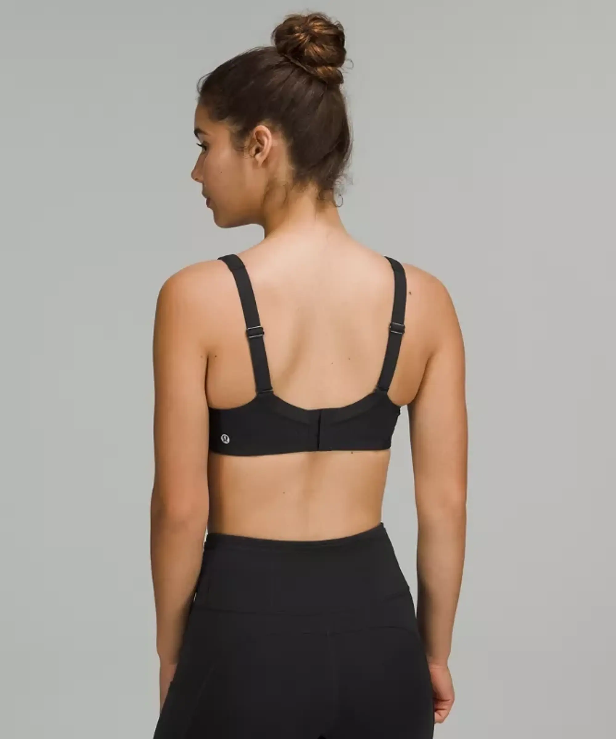 lululemon – Women's Run Times Sports Bra High Support, B-G Cups – Color Black – Size 38D