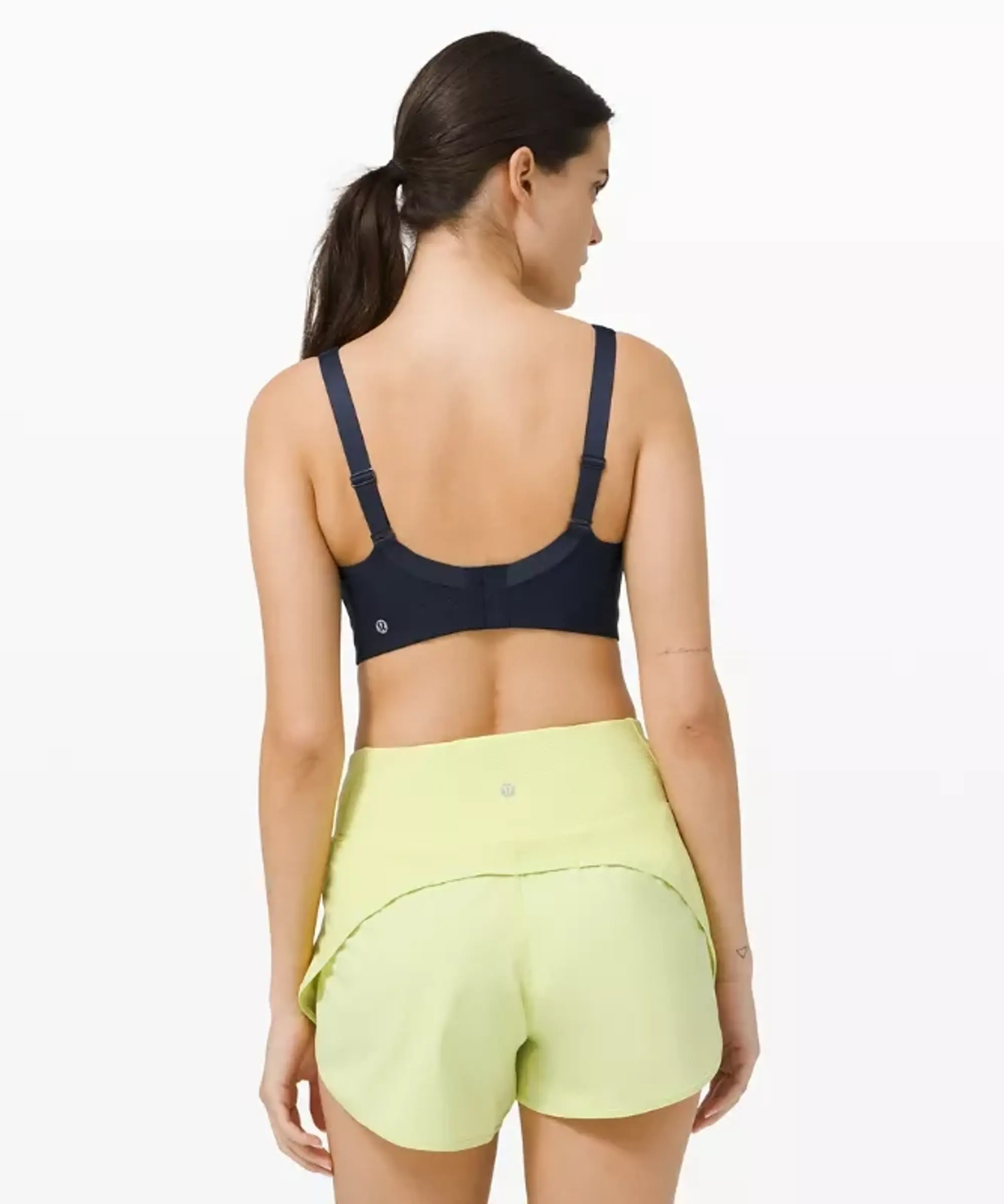 lululemon – Women's Run Times Sports Bra High Support, B-G Cups – Color Blue – Size 32B
