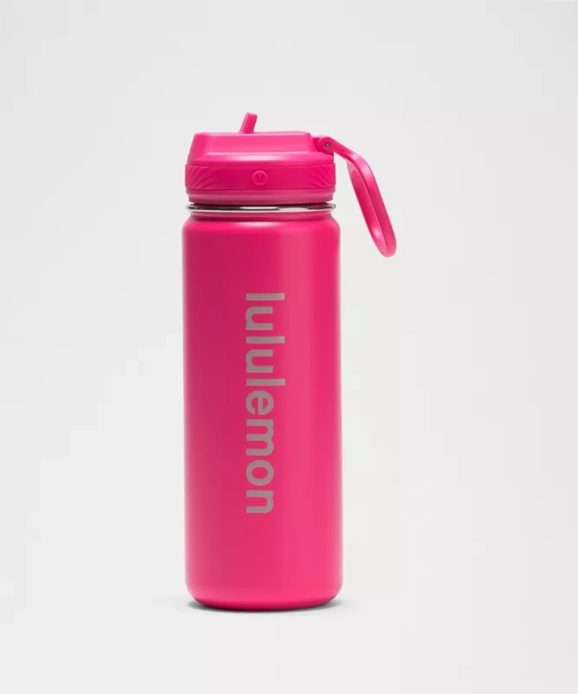 lululemon – Back to Life Sport Bottle 18oz Straw Lid – Color Pink/Neon