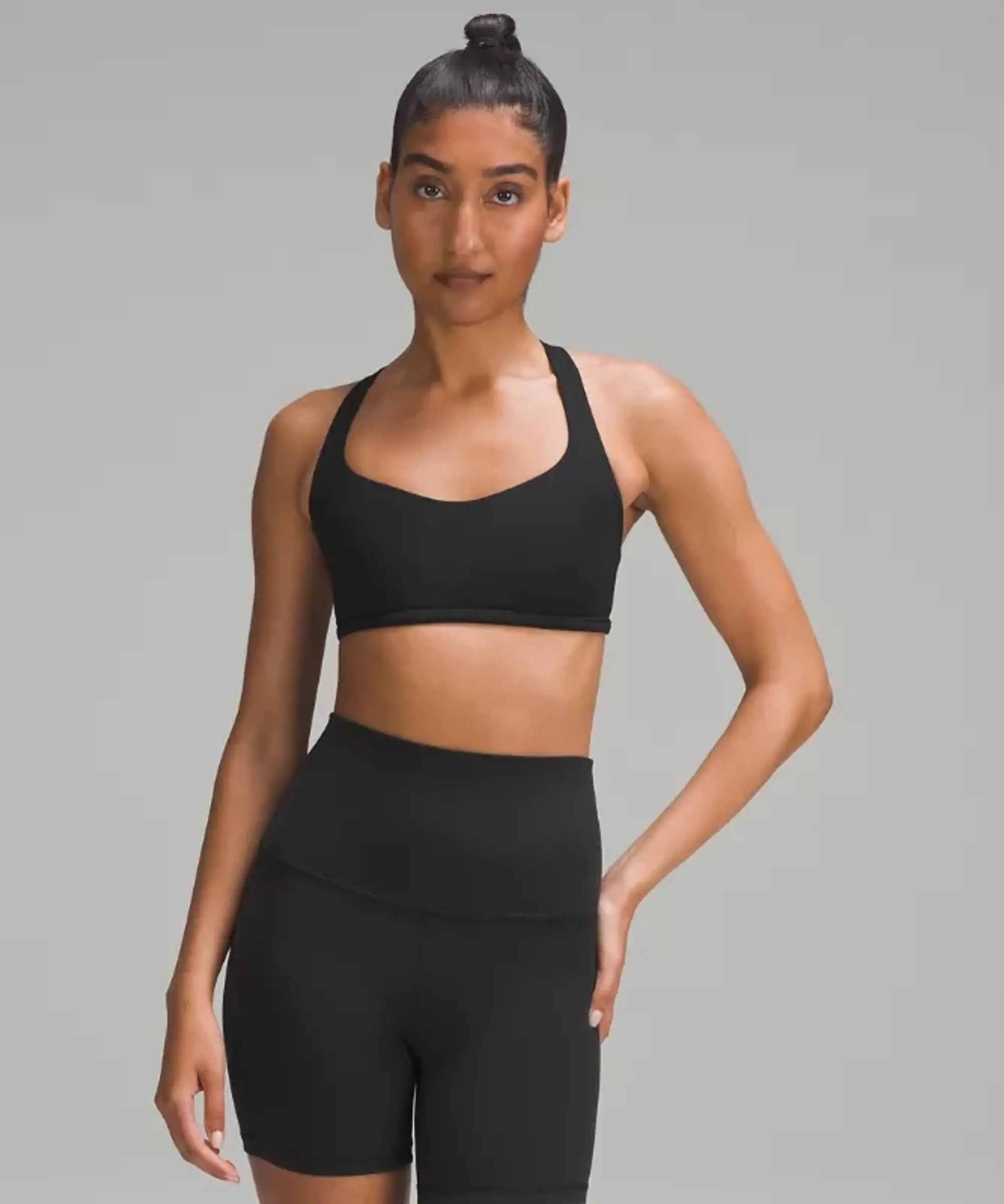 lululemon – Women's Free to Be Sports Bra - Wild Light Support, A/B Cup – Color Black – Size 10