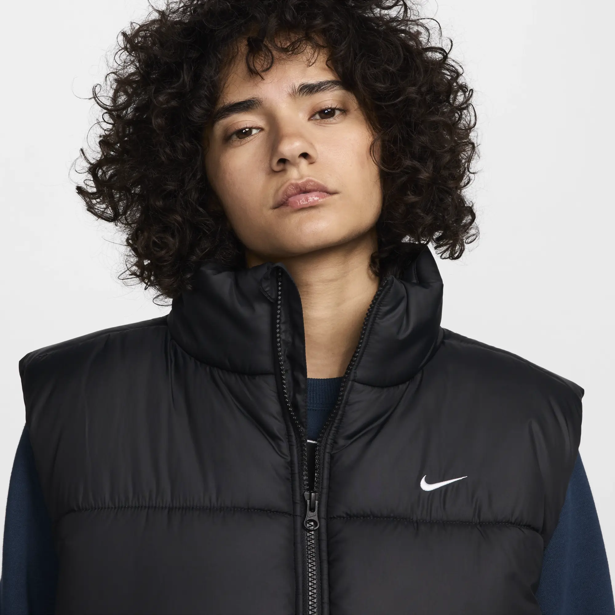 Nike Sportswear Classic Puffer Women's Therma-FIT Loose Gilet - Black - Polyester