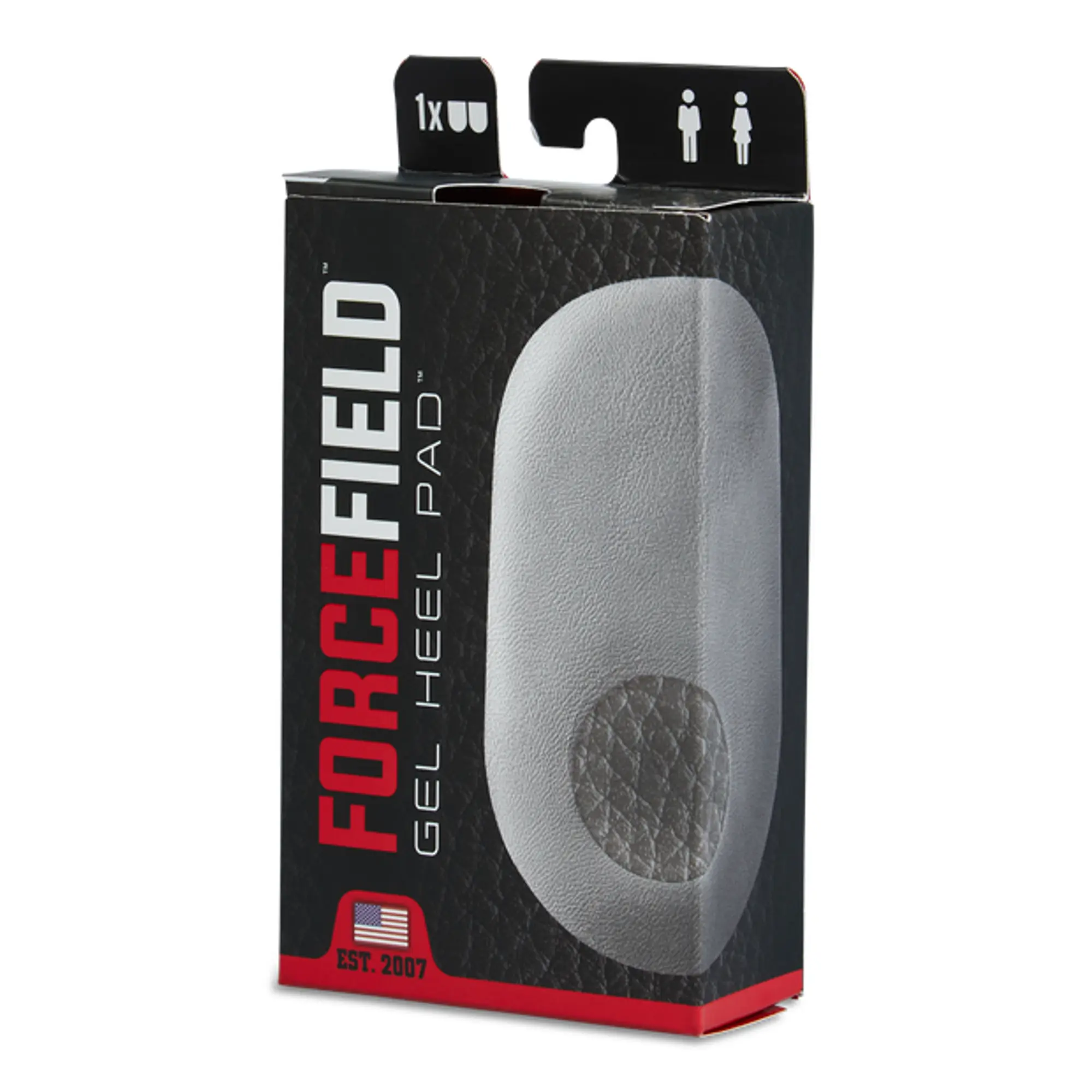Forcefield Gel Pad Unisex Insoles - Black