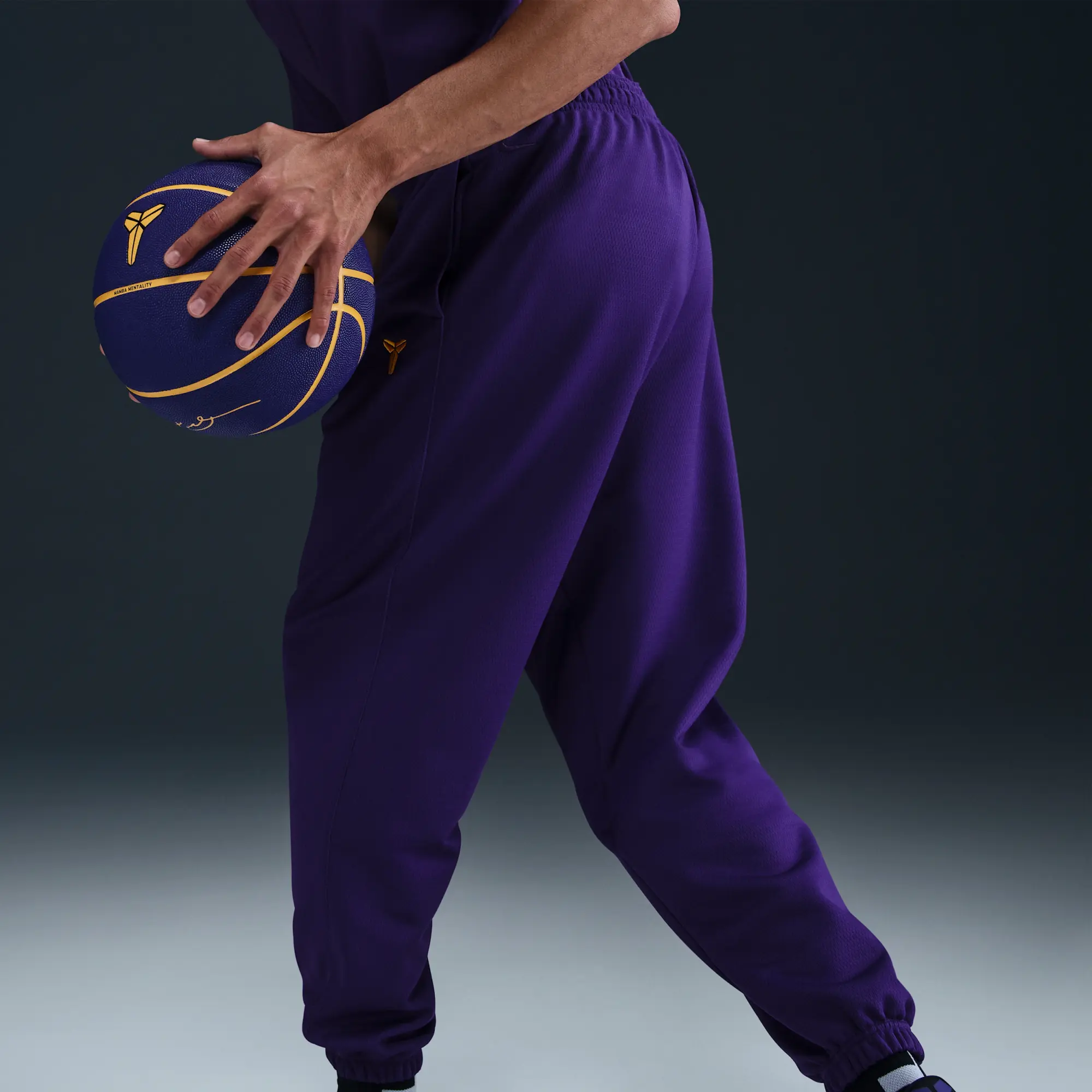 Nike Kobe Therma-FIT Basketball Trousers - Purple - Polyester