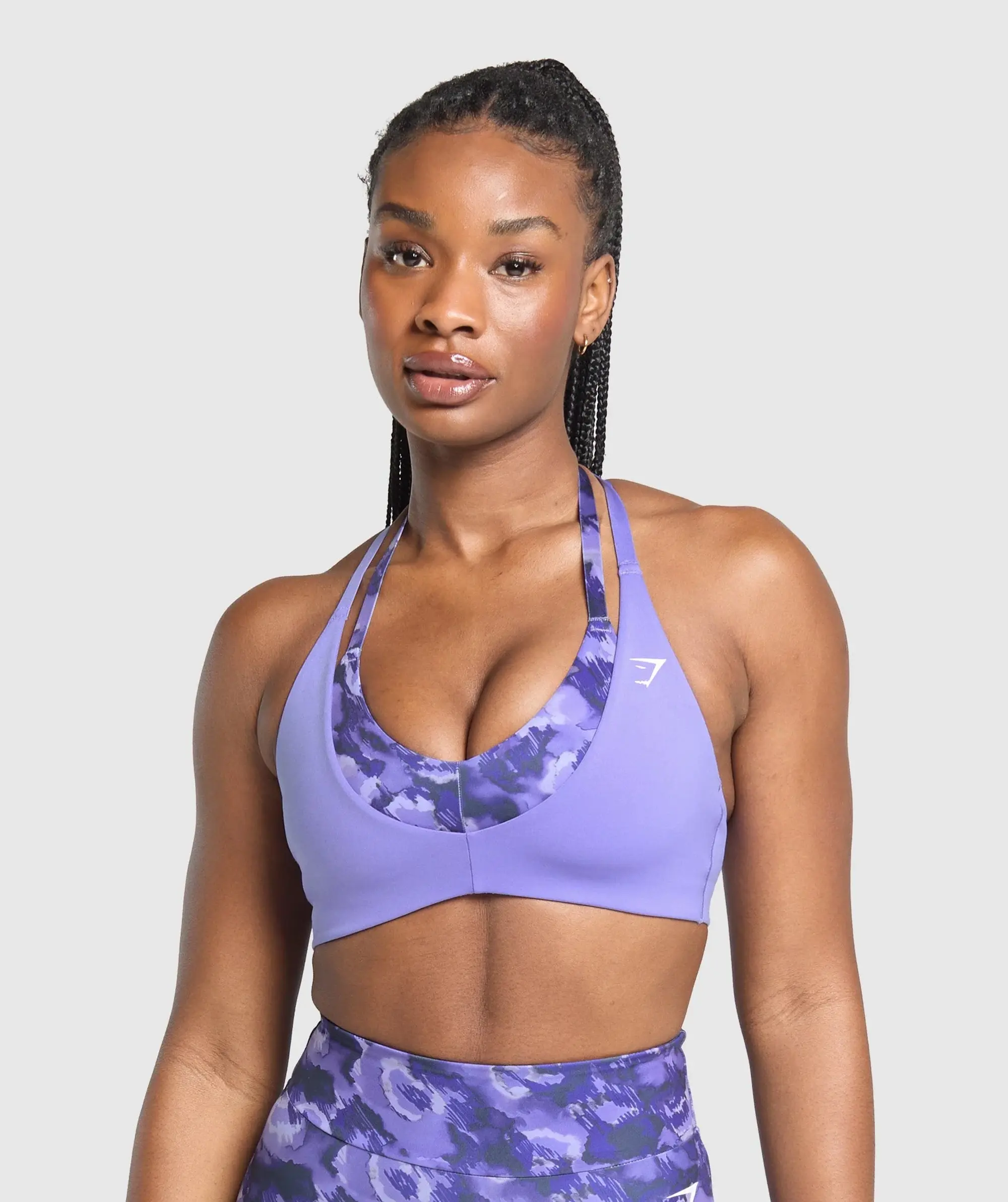  Reps T Back Sports Bra - Record Purple/Fresh Lilac