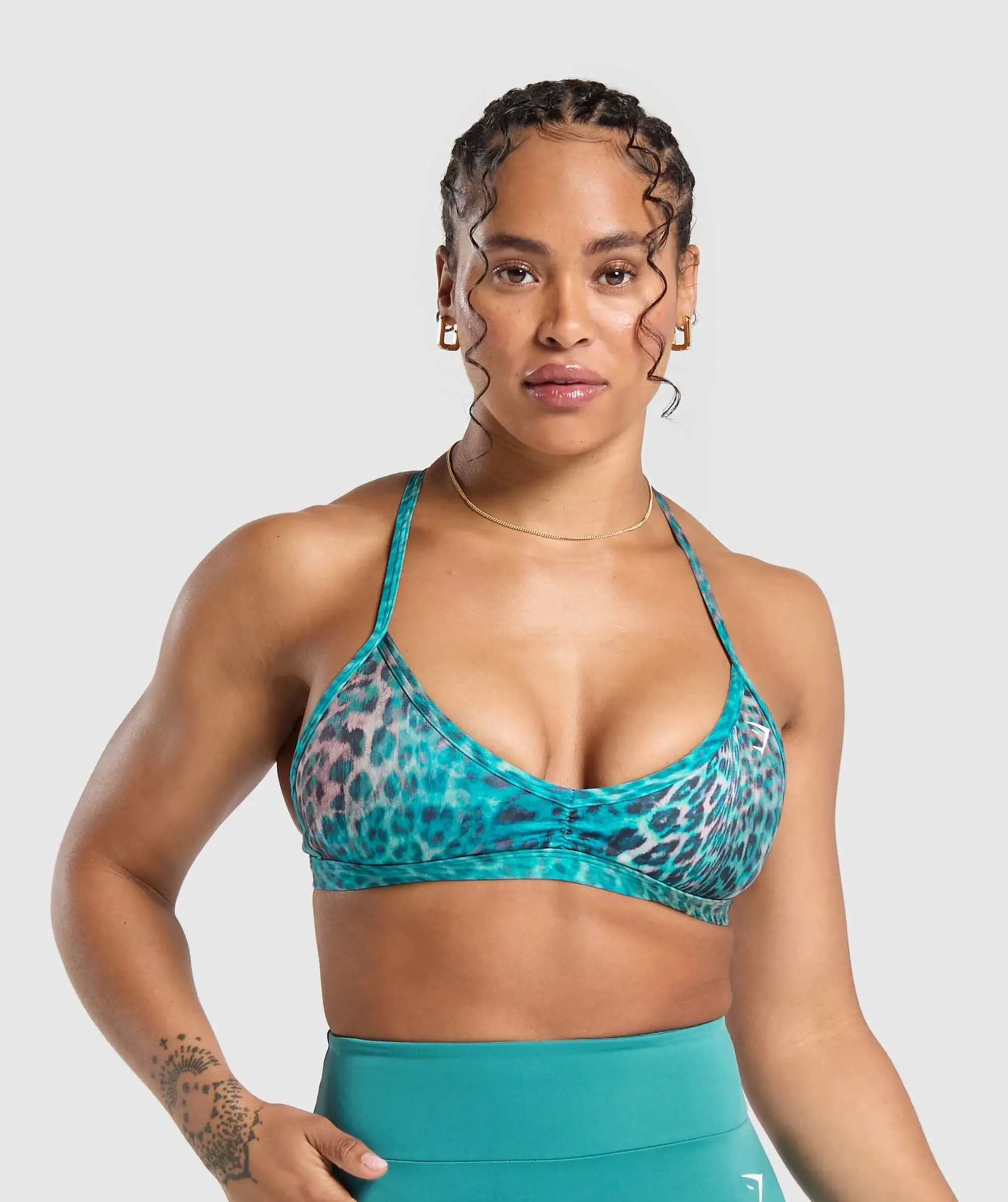  Power X Minimal Sports Bra - Bondi Teal
