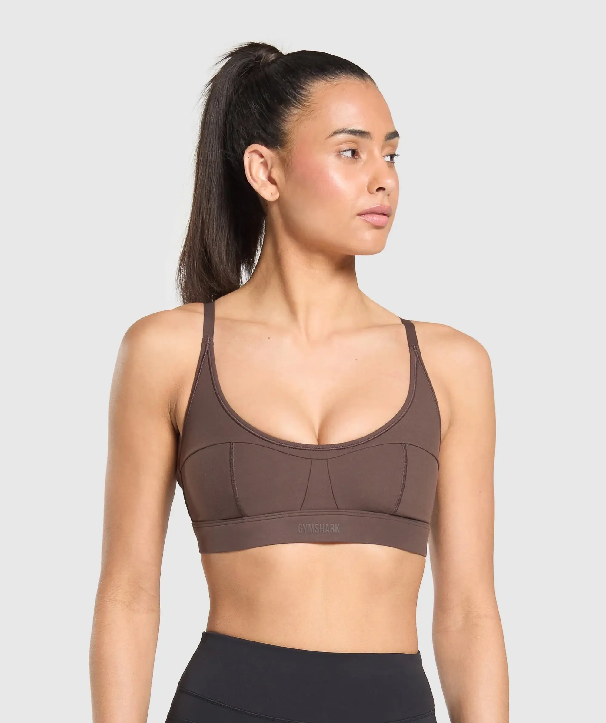  Superset Sports Bra - Deep Brown