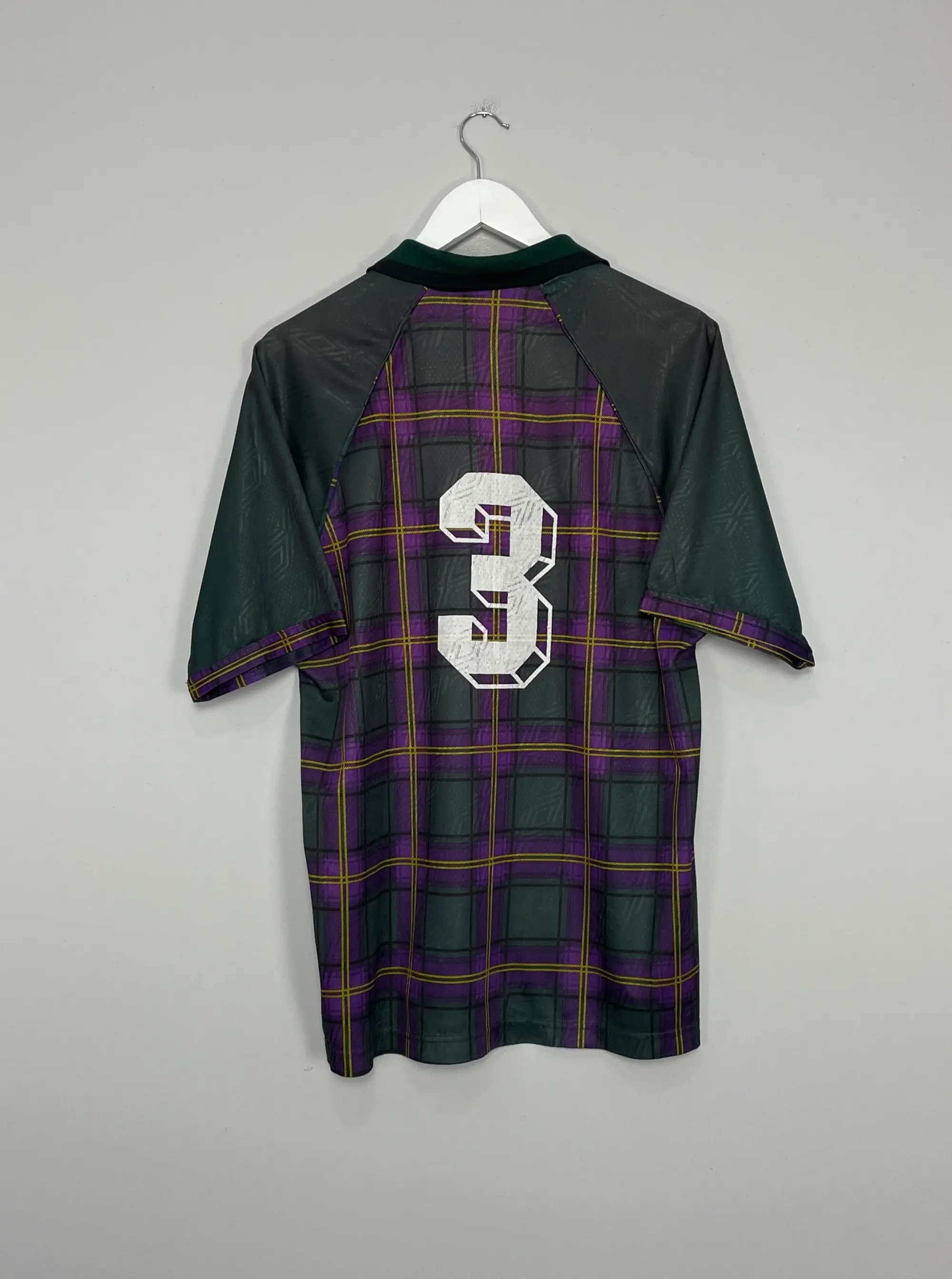 1995/96 TANJONG PAJAR BOYS CLUB #3 TARTAN SHIRT (L) UMBRO | Cult Kits