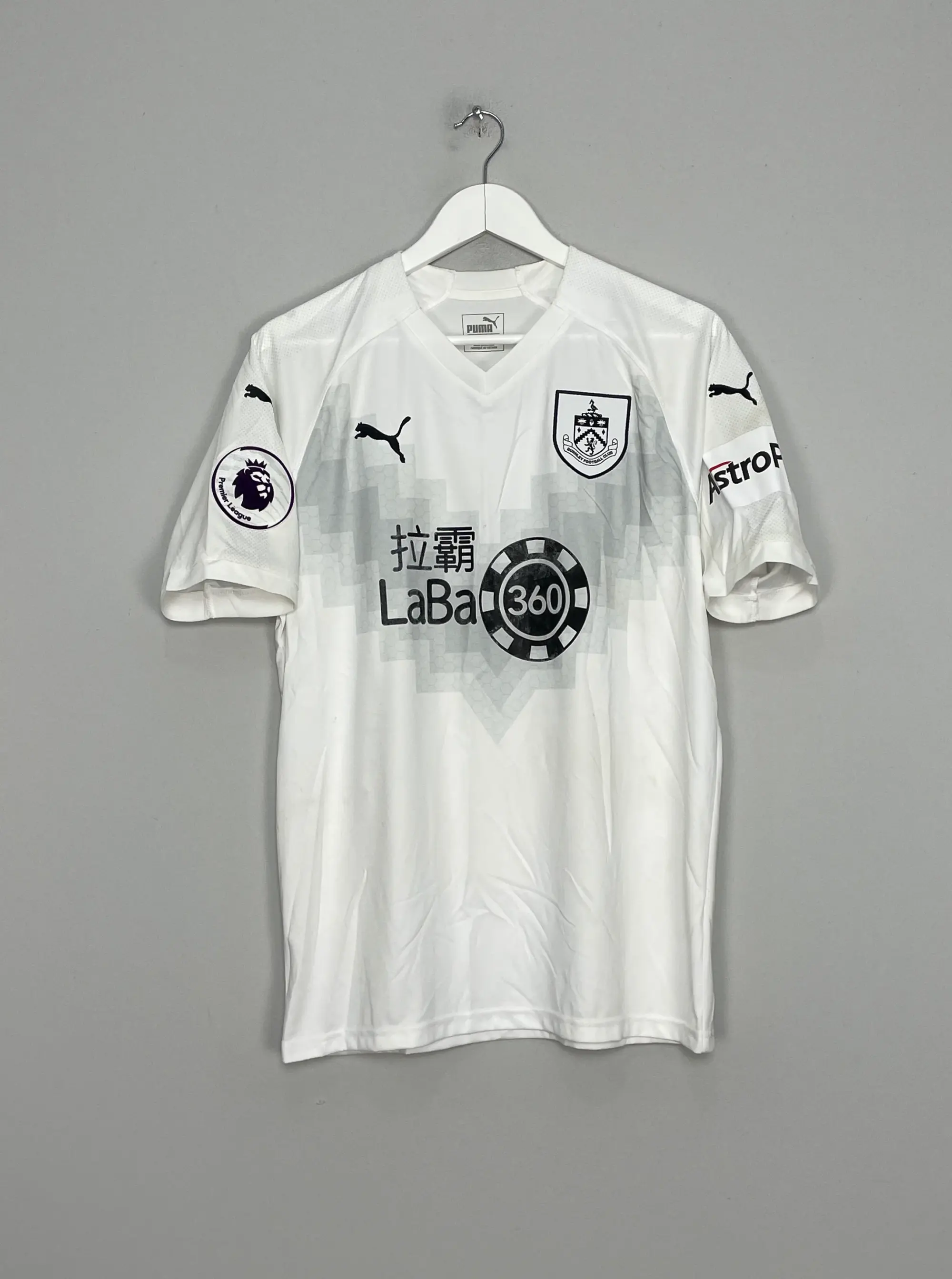 2018/19 BURNLEY TARKOWSKI #5 *MATCH WORN* AWAY SHIRT (L) PUMA