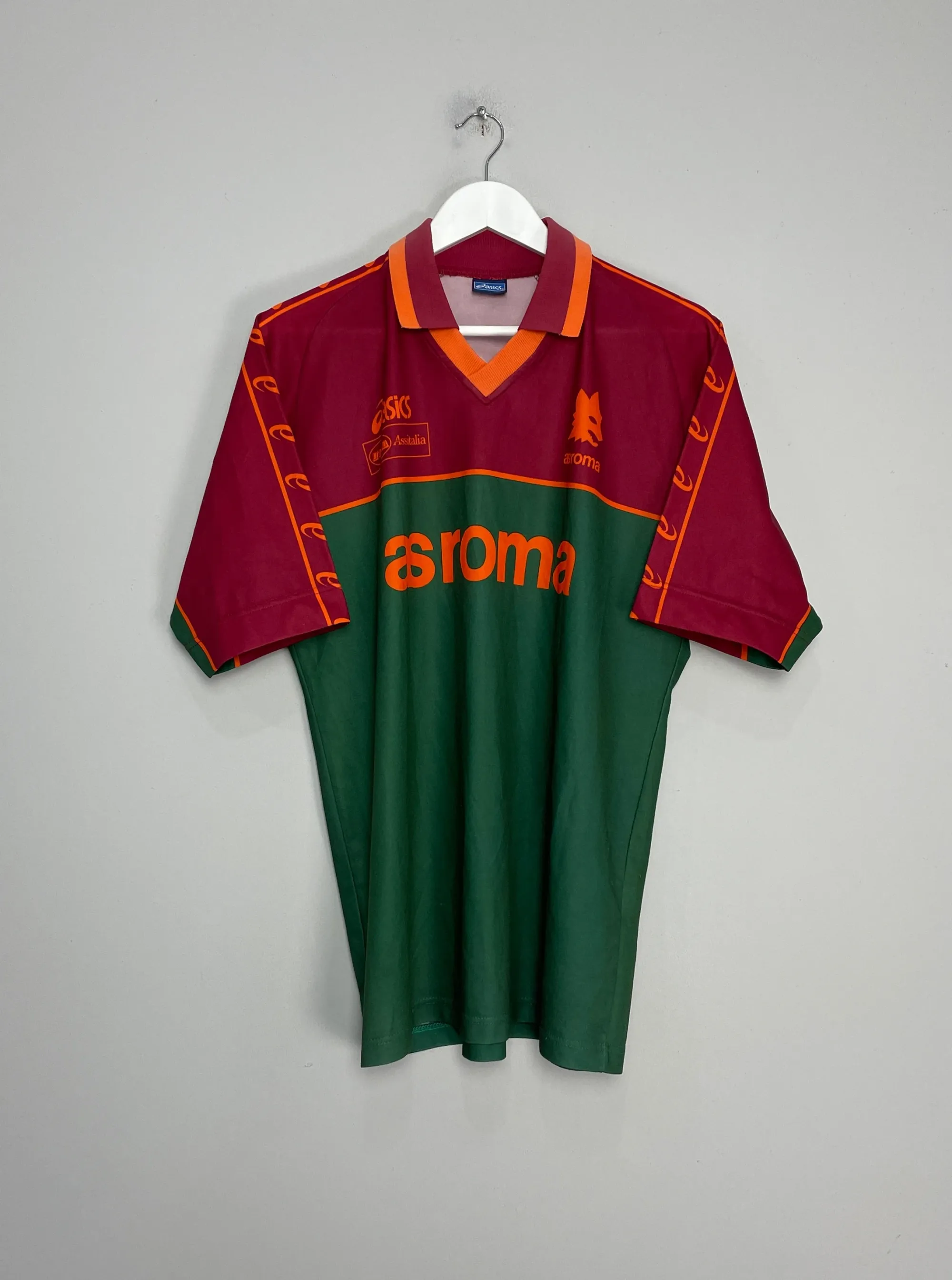 1995/96 ROMA TRAINING SHIRT (M) ASICS | 82086952-9622 | FOOTY.COM