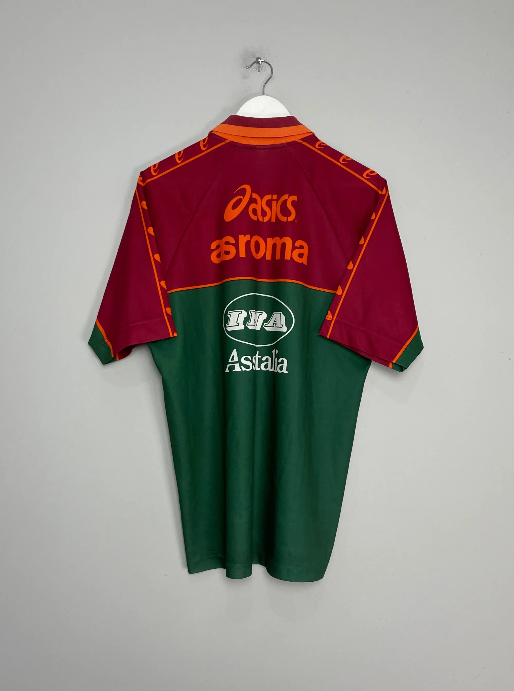 1995/96 ROMA TRAINING SHIRT (M) ASICS | 82086952-9622 | FOOTY.COM
