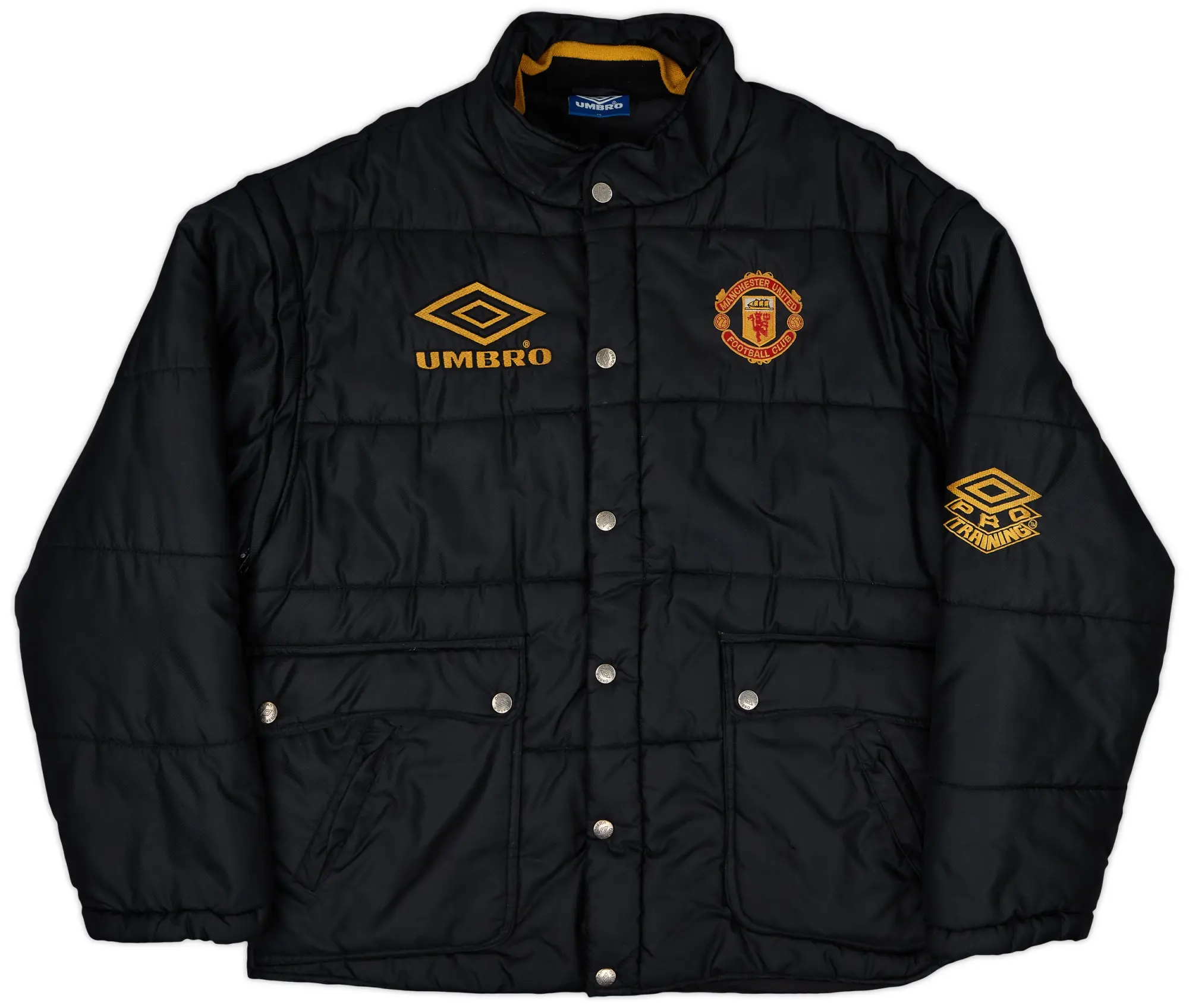 1994-96 Manchester United Umbro Padded Bench Coat - 8/10 - (XL)