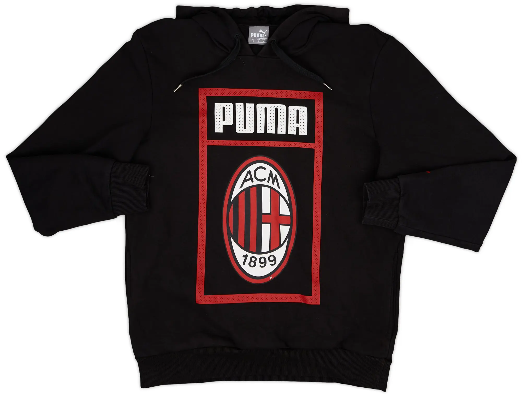 2018-19 AC Milan Puma Hooded Top - 8/10 - (M)
