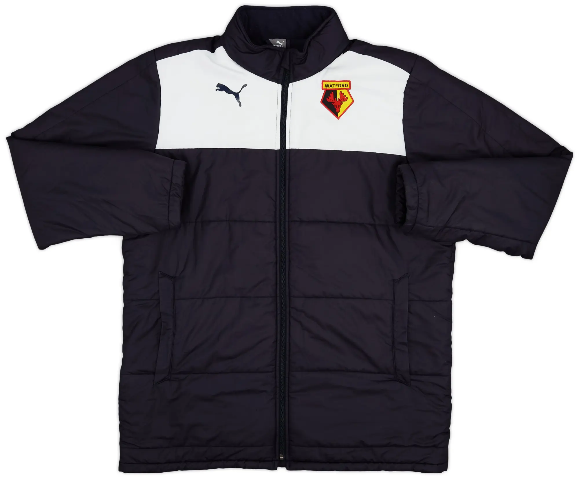 2012-13 Watford Puma Padded Bench Coat - 8/10 - (L)