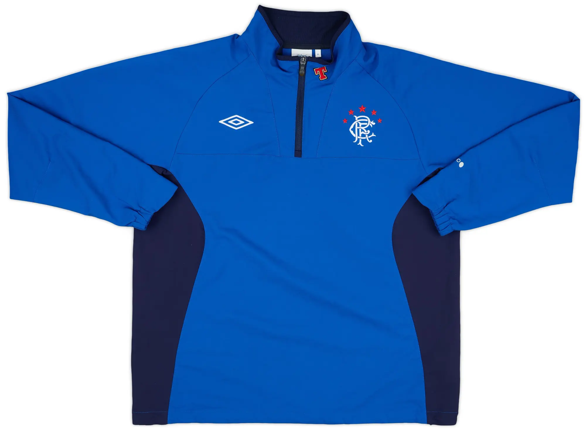 2010-11 Rangers Umbro 1/4 Zip Drill Top - 8/10 - (XL)