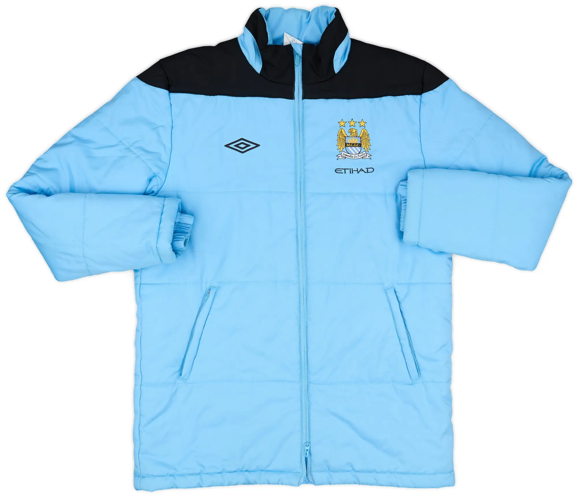 2012-13 Manchester City Umbro Padded Bench Coat - 9/10 - (L)