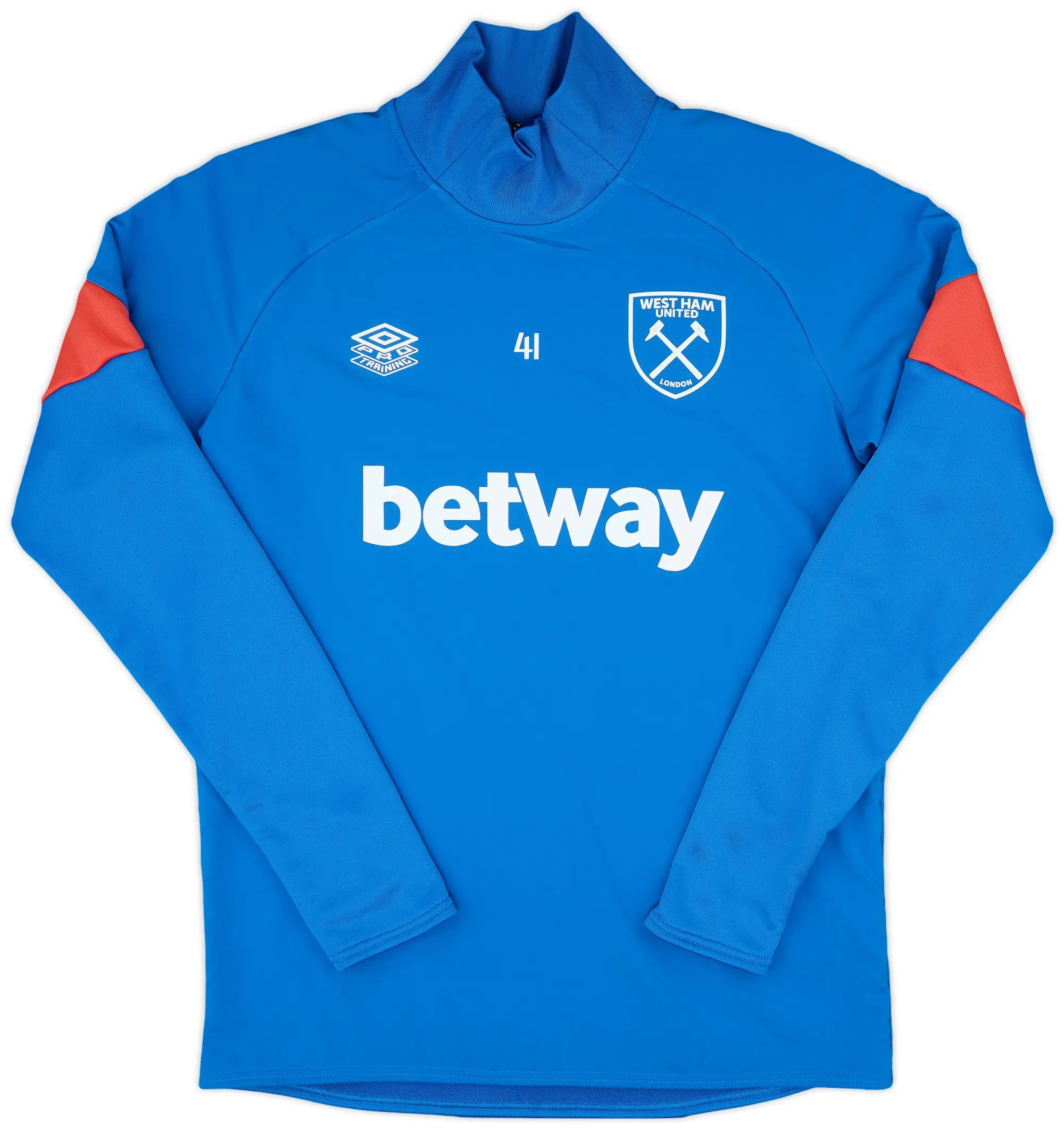 2021-22 West Ham Player Issue Drill Top #41 (Rice)