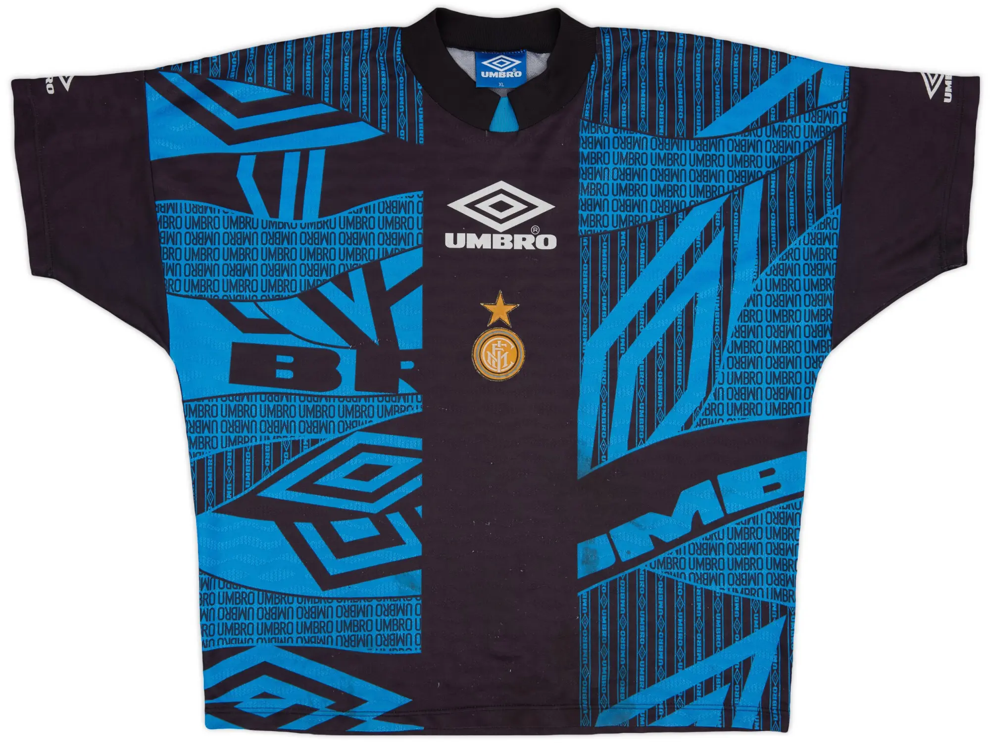 1992-94 Inter Milan Umbro Training Shirt - 8/10 - (XL)