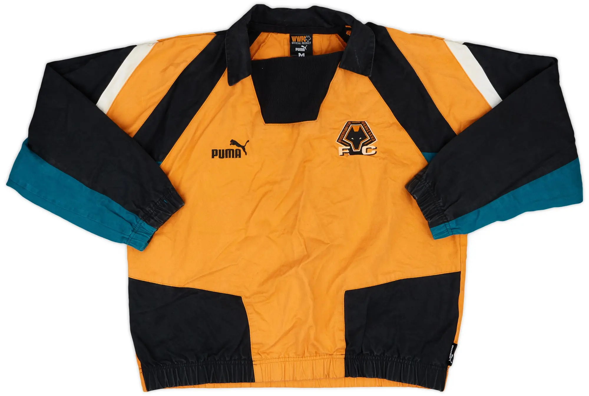 1996-97 Wolves Puma Drill Top - 6/10 - (M)