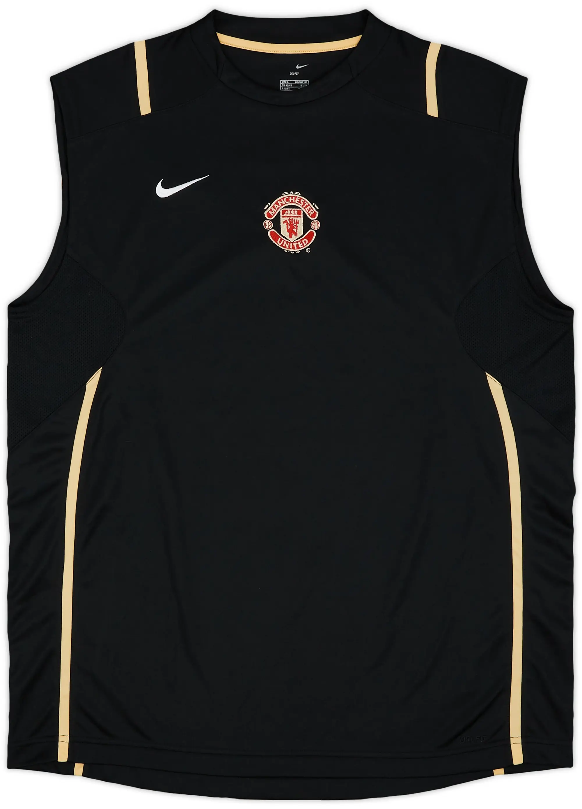 2006-07 Manchester United Nike Training Vest - 9/10 - (L)