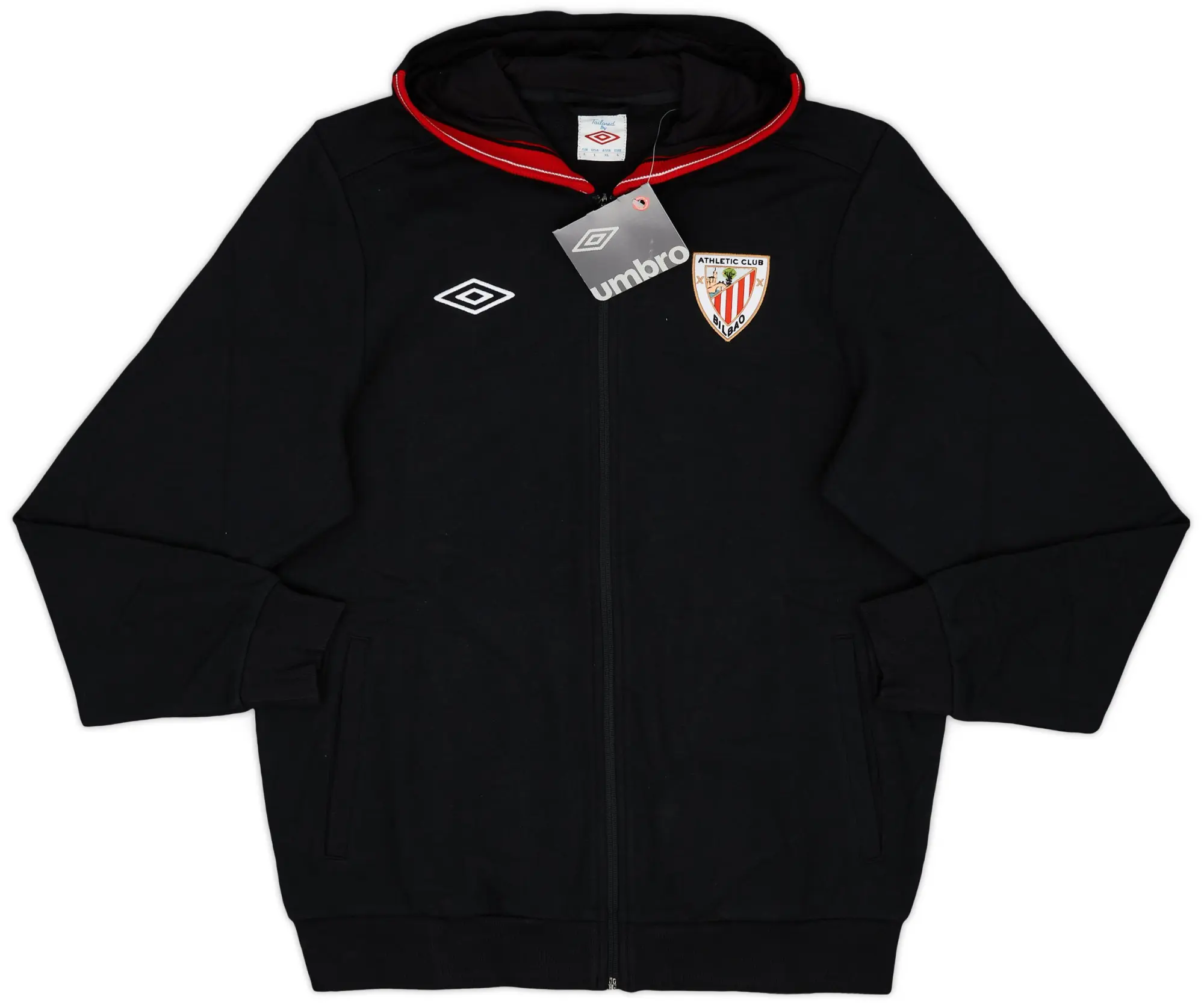 2012-13 Athletic Bilbao Umbro Hooded Sweat Top (L)
