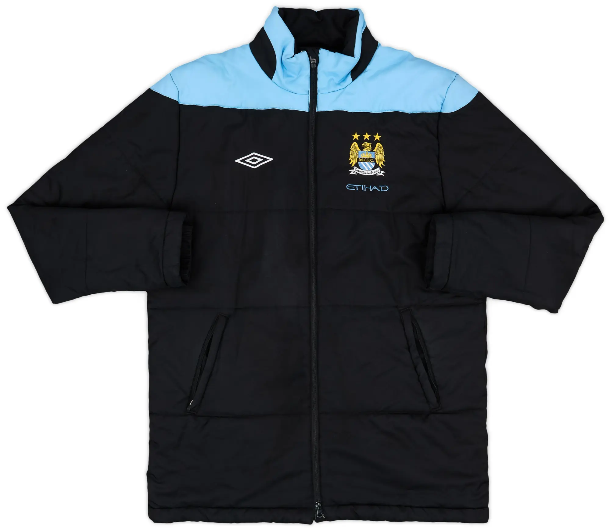 2012-13 Manchester City Umbro Padded Bench Coat - 7/10 - (L)