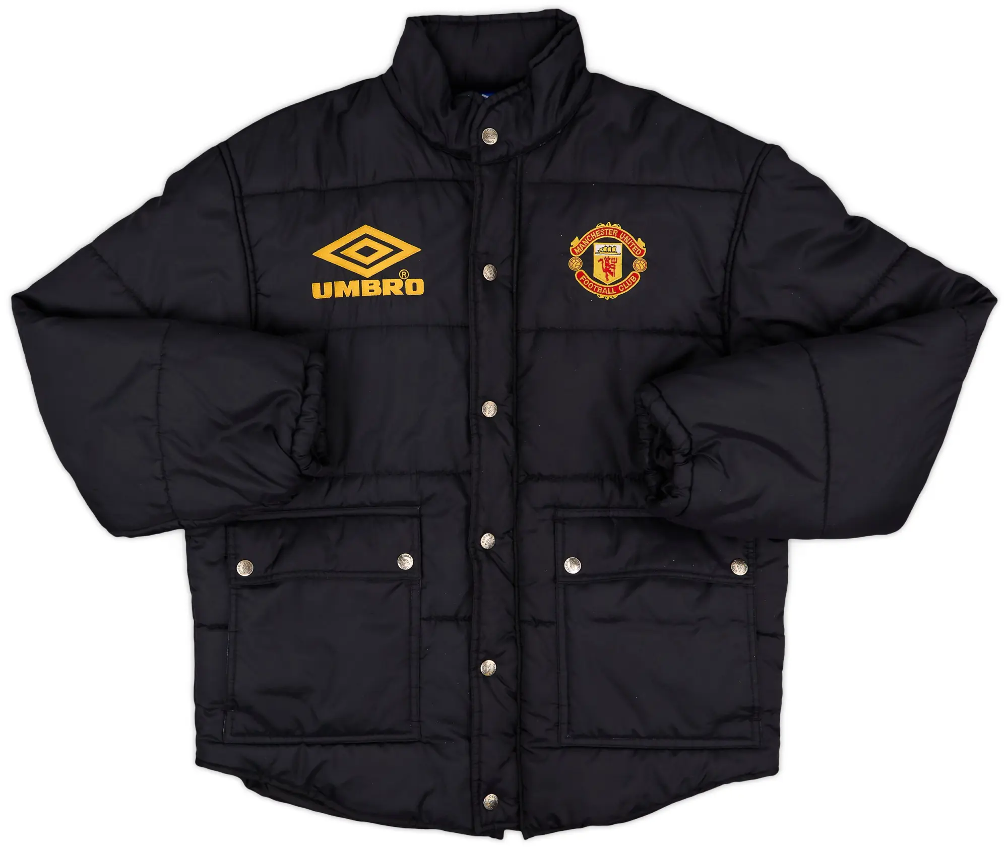 1992-94 Manchester United Umbro Padded Bench Coat - 10/10 - (M)